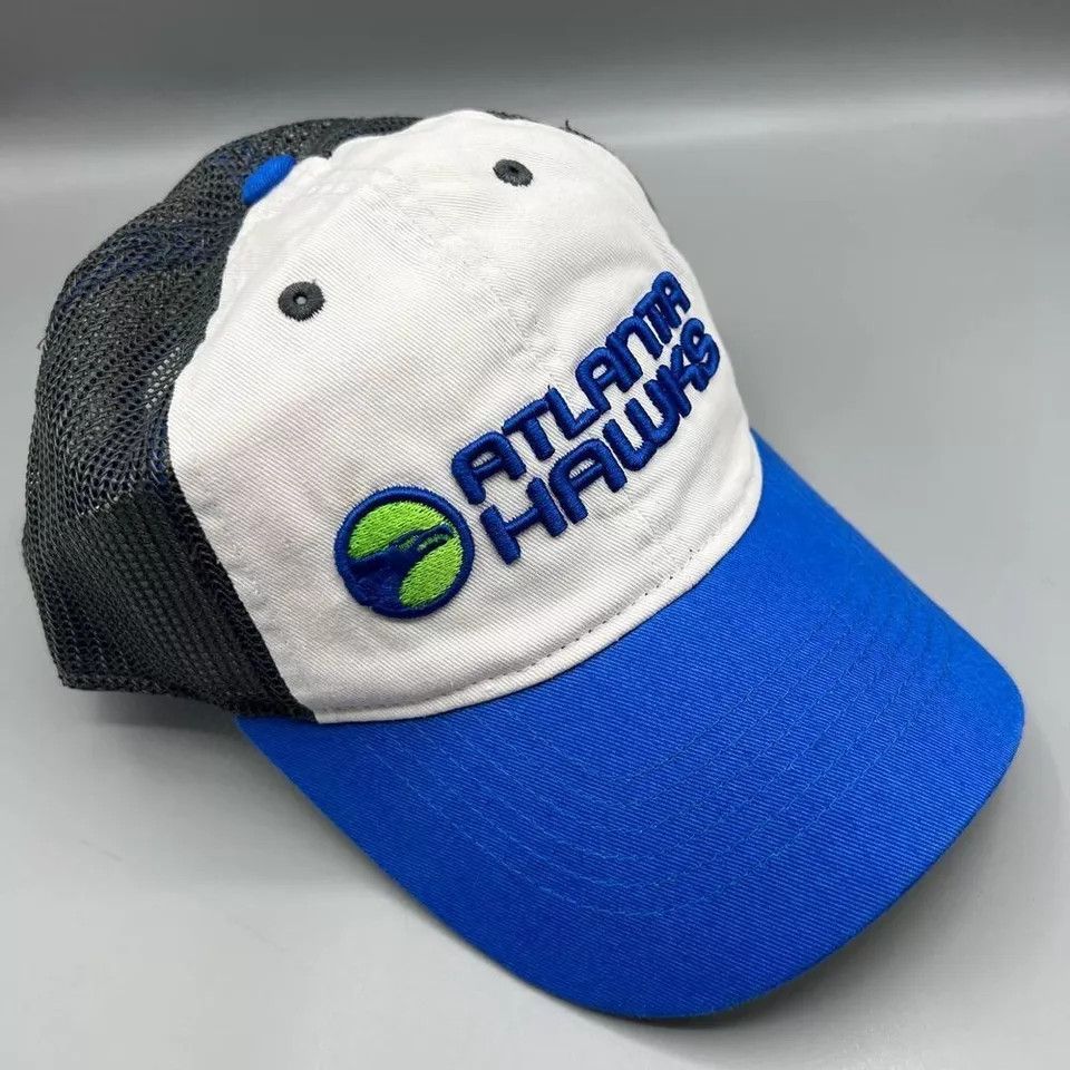 Adidas Atlanta Hawks Trucker Hat Men White Adidas Snap Back Cap Size ONE SIZE - 7 Thumbnail