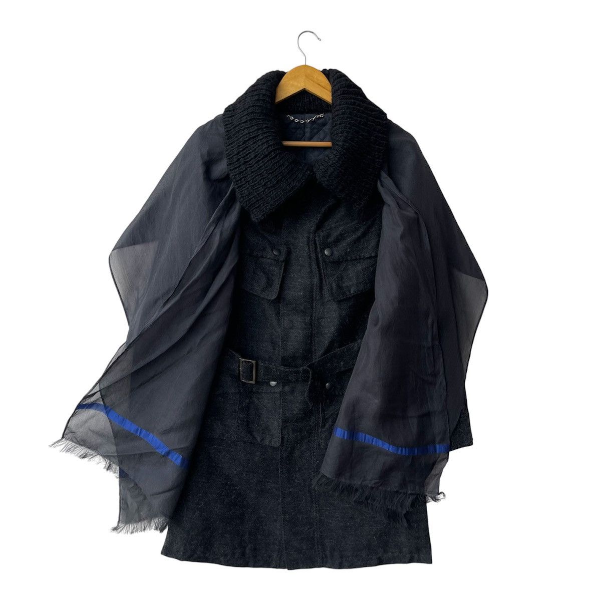 Maison MIHARA YASUHIRO Archive Mihara Yasuhiro Hybrid Wool-Silk Field Coat Size US S / EU 44-46 / 1 - 1 Thumbnail