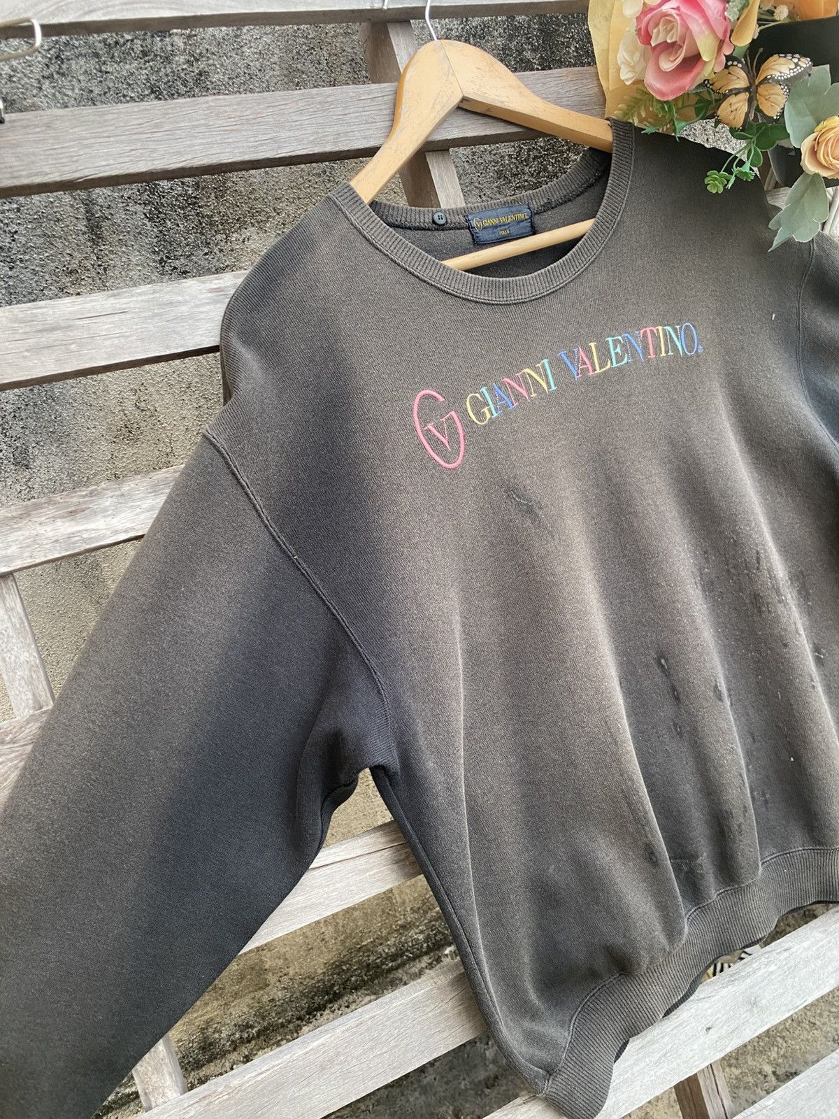 Gianni Valentino 🔥 Sunfaded 🔥 Gianni Valentino Sweatshirt Size US M / EU 48-50 / 2 - 7 Thumbnail