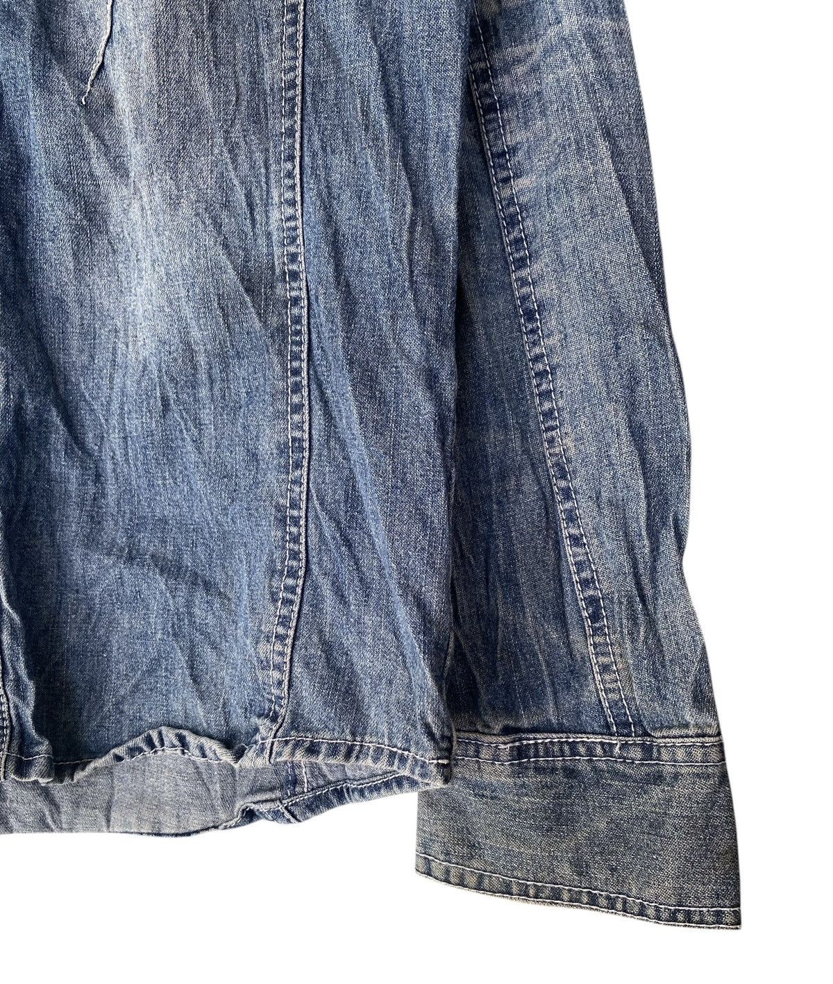 If Only Was True × In The Attic Rare IN THE ATTIC Pearl Snap Button Denim Shirt Size US L / EU 52-54 / 3 - 6 Thumbnail