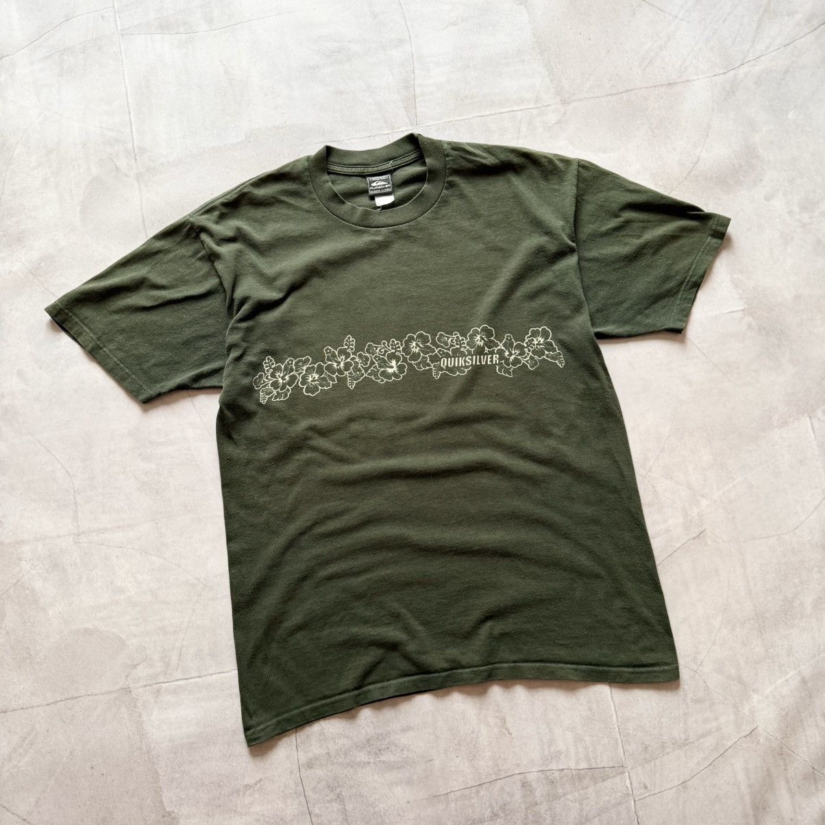 Quiksilver Vintage Quicksilver Big Logo Billabong Vibe T-shirt Tee Surf Size US M / EU 48-50 / 2 - 1 Thumbnail