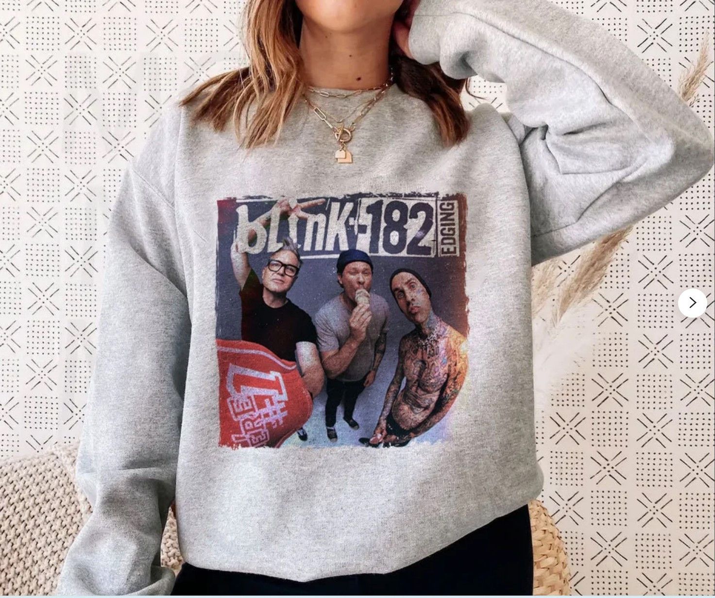 Band Tees Blink 182 Band Sweatshirt Blink 182 Rock Hoodie Shirt Size US L / EU 52-54 / 3 - 4 Thumbnail