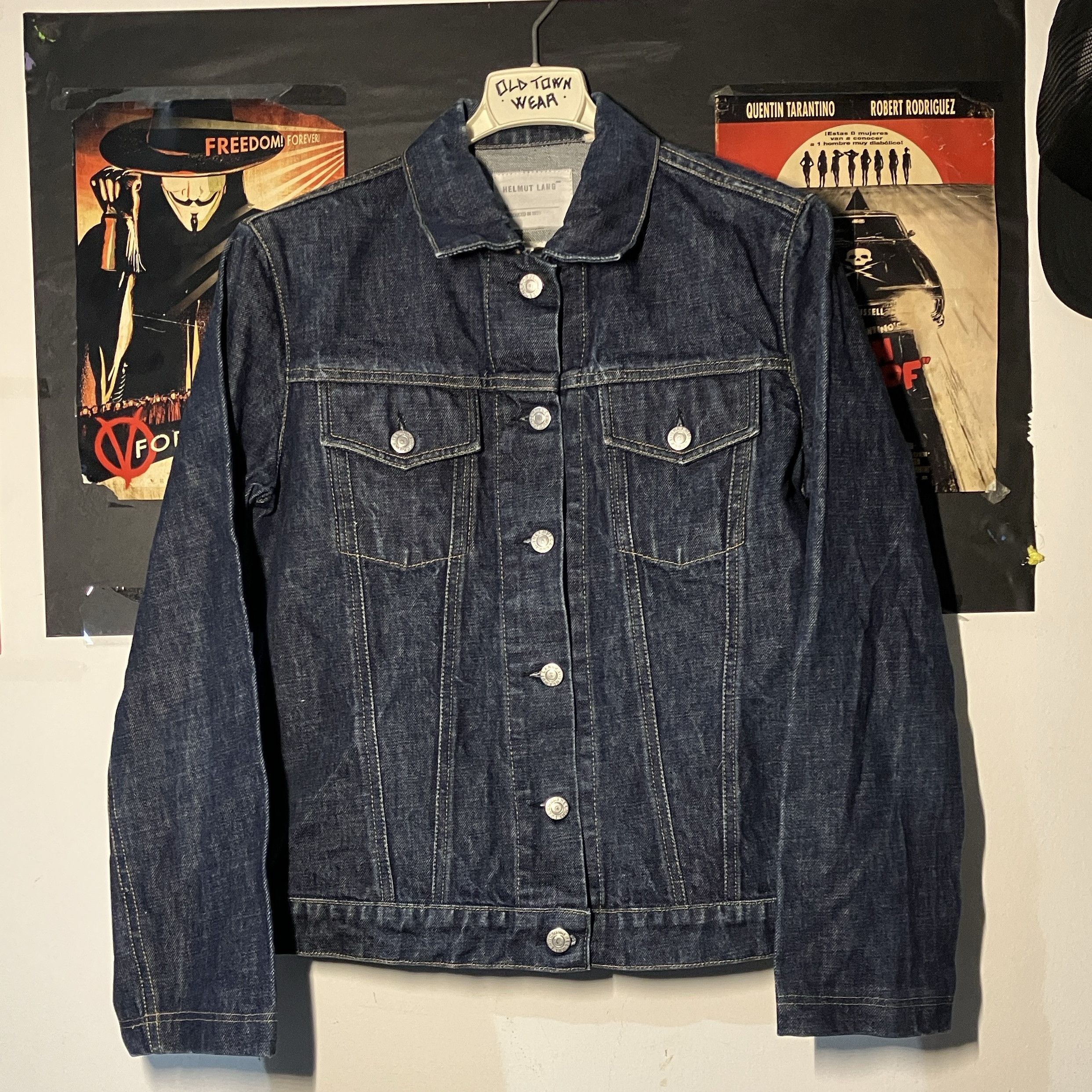 Helmut Lang [ARCHIVE] Vintage Helmut Lang Denim Jacket - Size M - Indigo Size M / US 6-8 / IT 42-44 - 1 Thumbnail