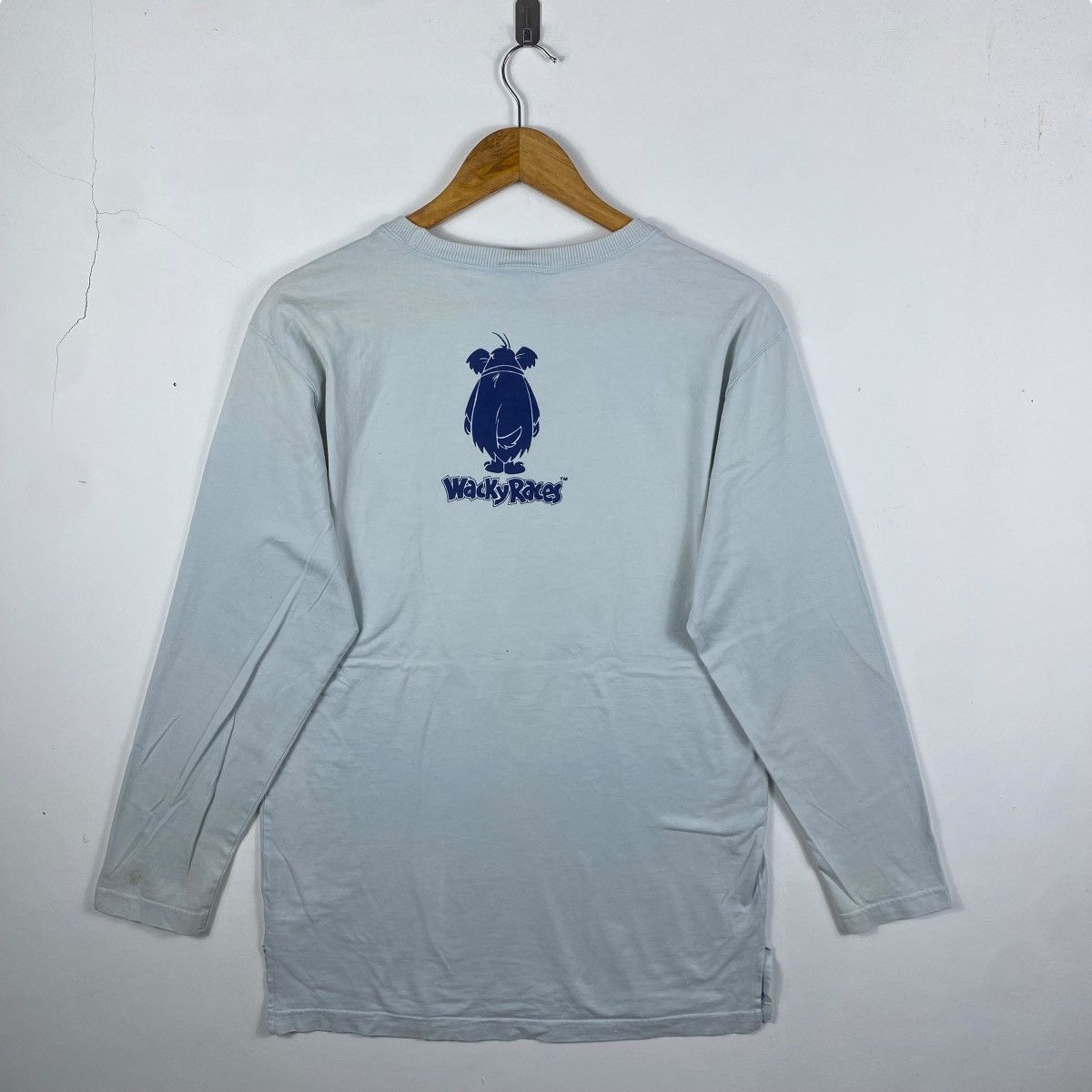 Cartoon Network Vintage 90's WACKY RACES Hanna Barbera Cartoon Longsleeve Size US M / EU 48-50 / 2 - 5 Thumbnail