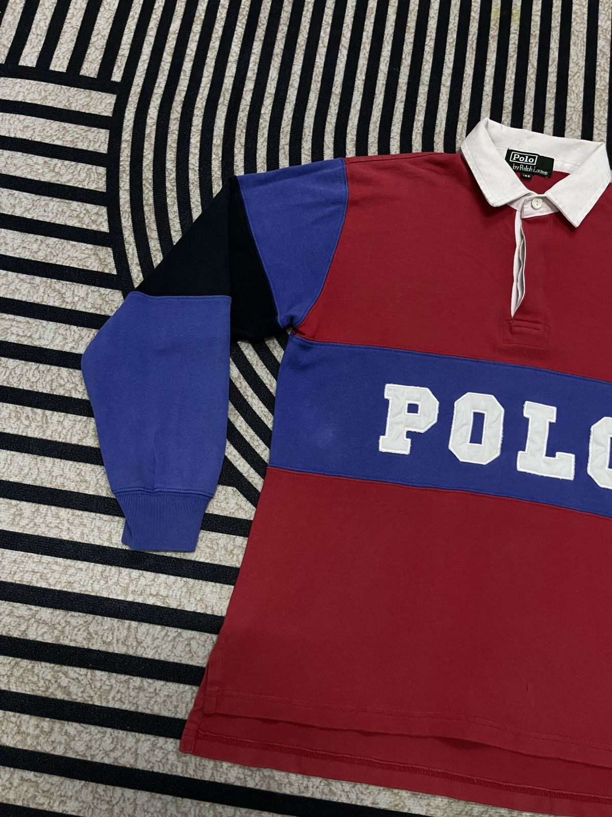 Polo Ralph Lauren 90s POLO RALPH LAUREN SPELLOUT POLO SHIRT Size US S / EU 44-46 / 1 - 3 Thumbnail