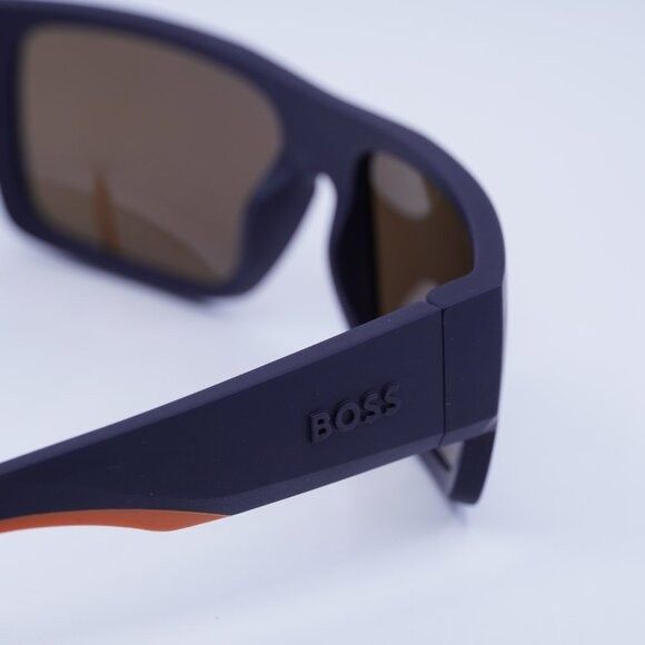 Hugo Boss Hugo BOSS 1498/S 0LOX ZV Sunglasses Blue Rectangle Frame Size ONE SIZE - 8 Thumbnail