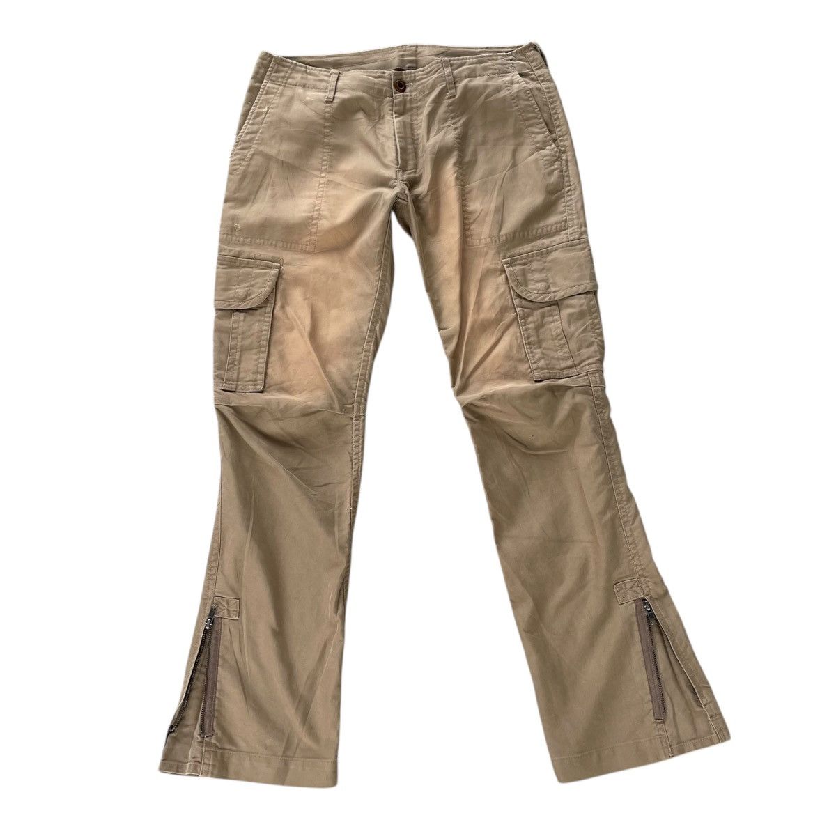 20471120 🇯🇵 291295 = HOMME FLARE CARGO PANTS Size US 31 - 4 Thumbnail