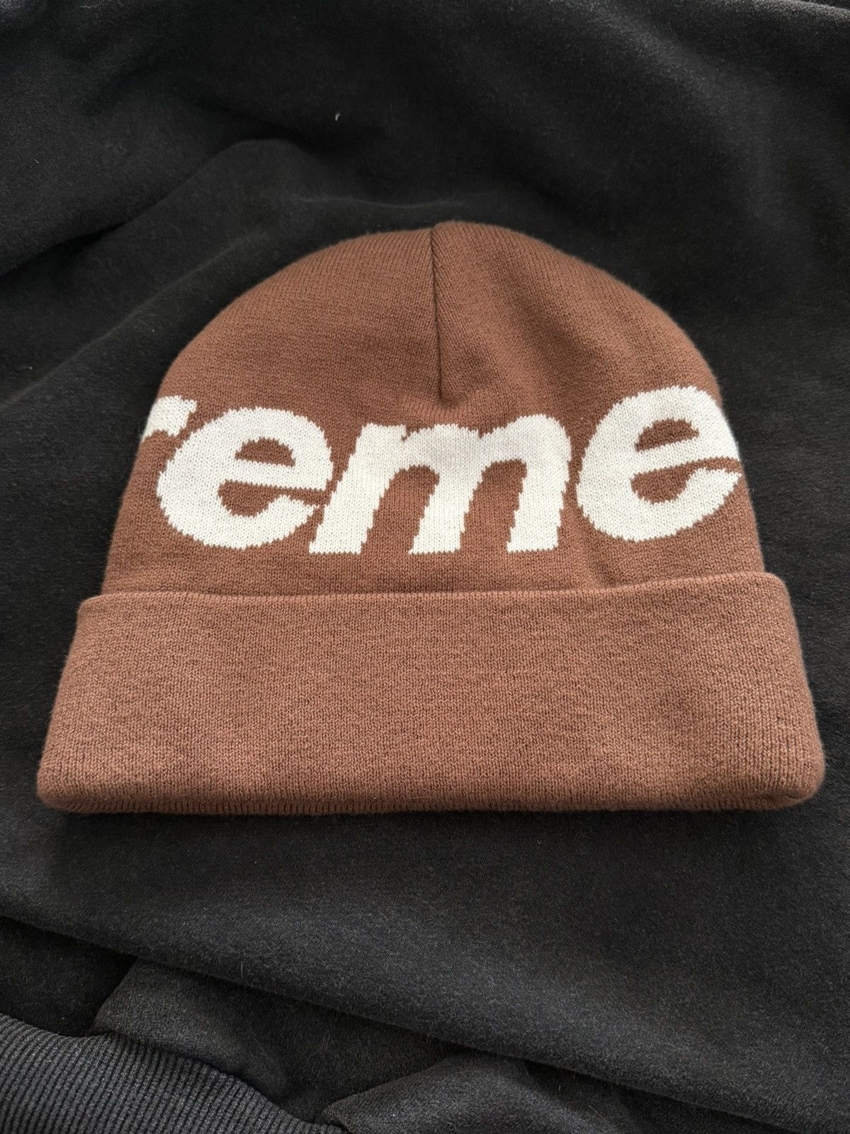 Supreme Supreme FW22 big logo beanie Size ONE SIZE - 3 Thumbnail