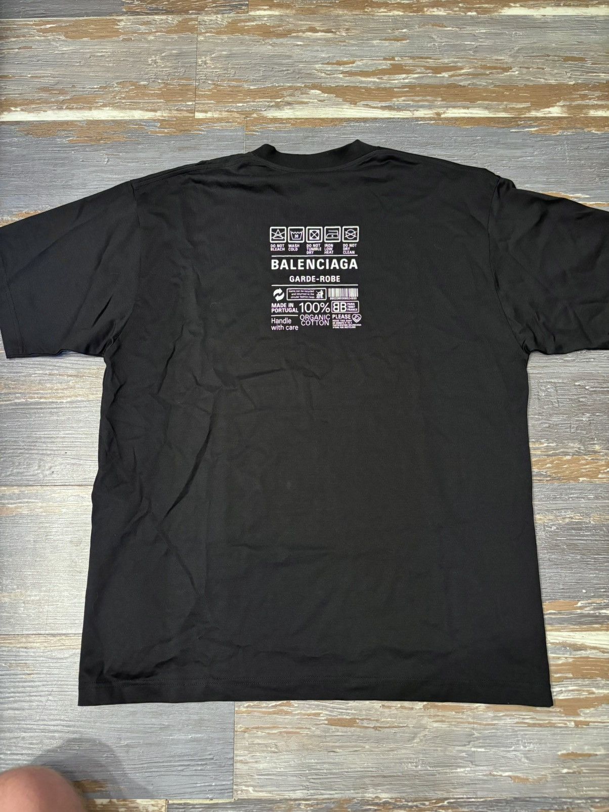 BALENCIAGA メンズTシャツ GARDE-ROBE タグ付き Balenciaga 2022 Garde-Robe T-Shirt w/ Tags - Black T-Shirts