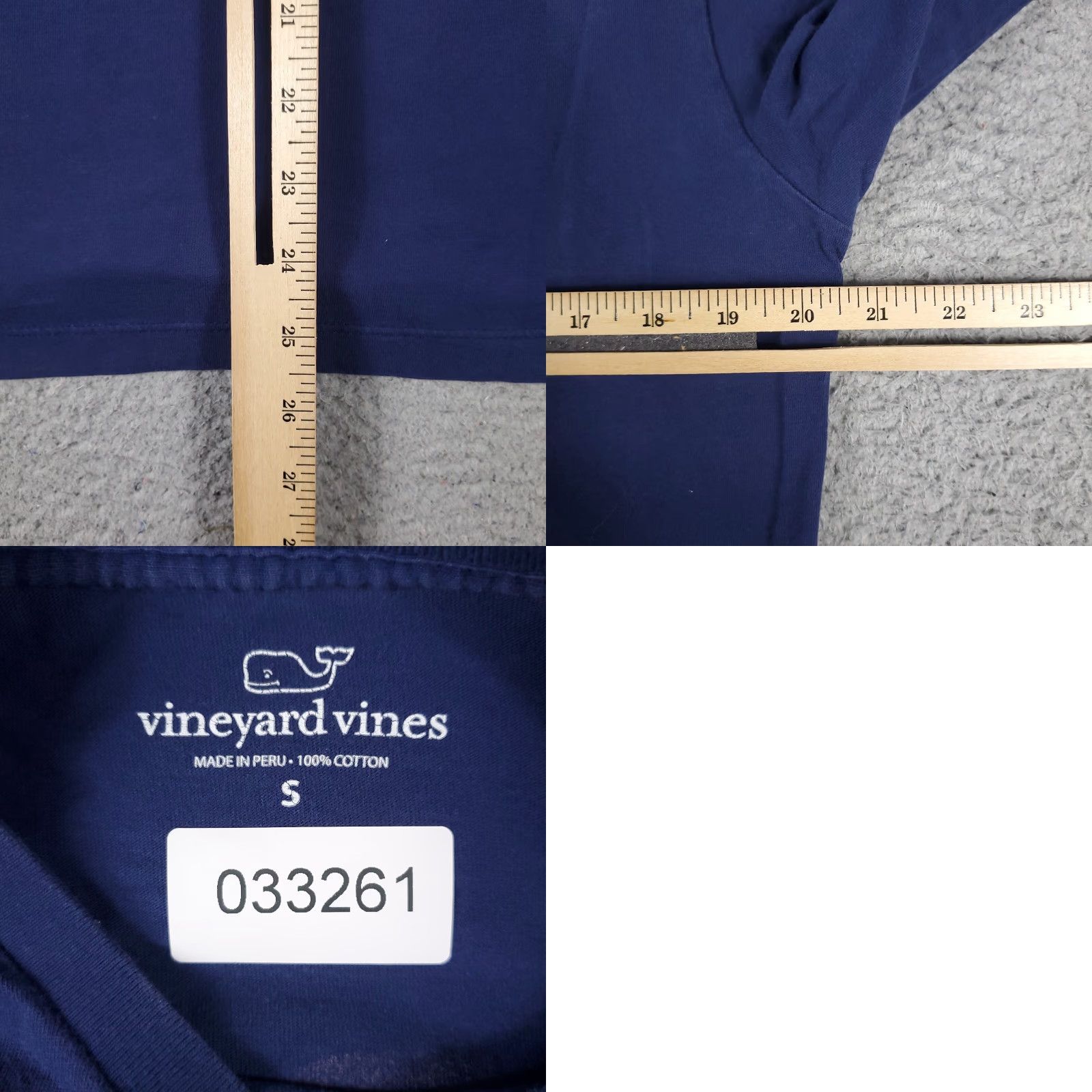 Vineyard Vines Vineyard Vines T Shirt Adult Small Blue Christmas Whale Casual Long Sleeve Size US S / EU 44-46 / 1 - 8 Thumbnail