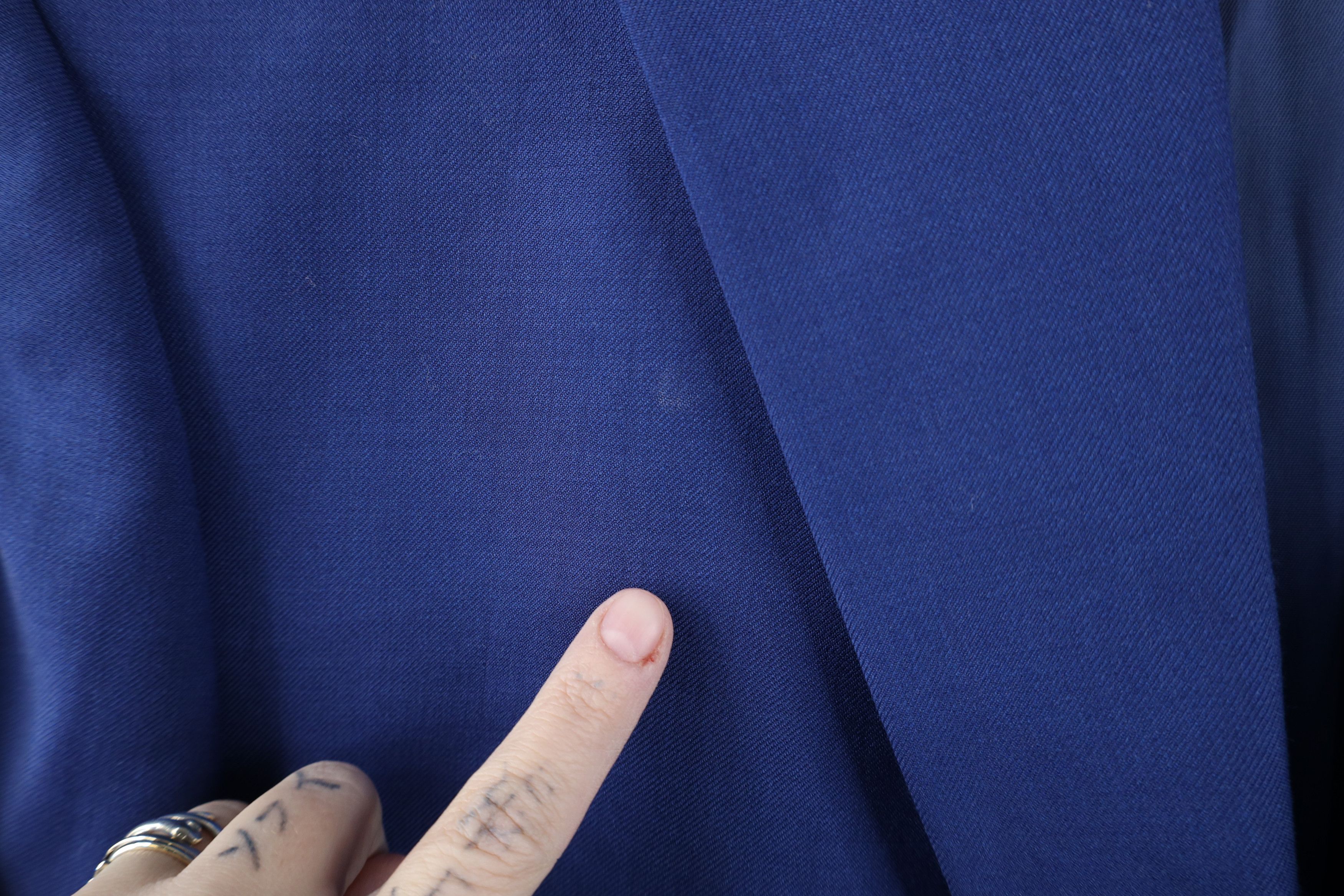 Jos. A. Bank Jos A Bank Wool 2 Button Suit Coat Blazer Jacket Blue Size US XXL / EU 58 / 5 - 4 Thumbnail
