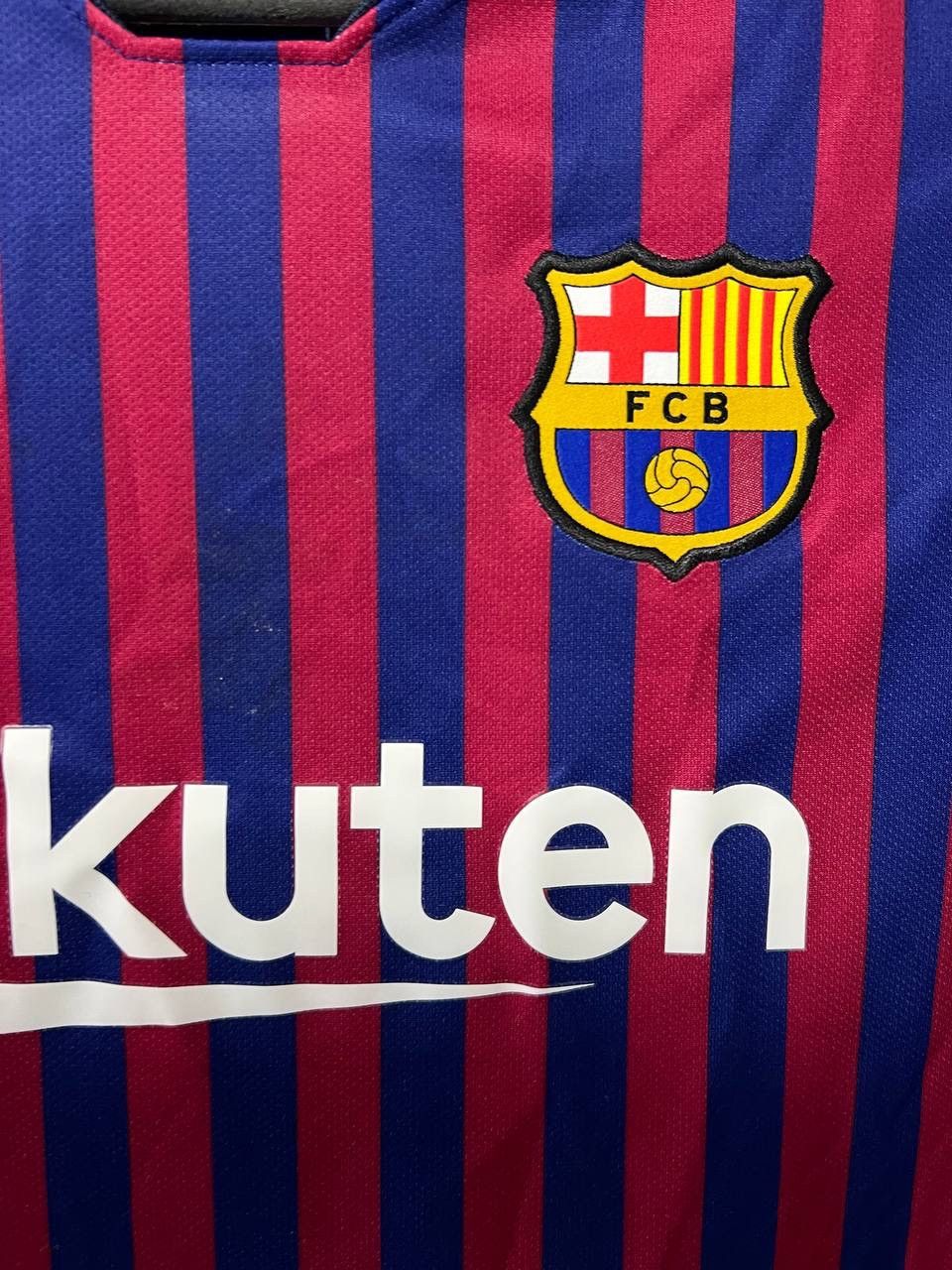 Nike Barcelona 2017/2018 Home #10 Messi Football Shirt Nike YXL Size US XS / EU 42 / 0 - 13 Thumbnail