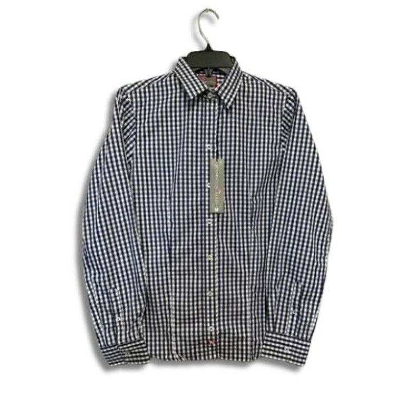 Other Pennington & Bailes Shirt Gingham Check Button-Up Blue M NWT Size US M / EU 48-50 / 2 - 1 Thumbnail