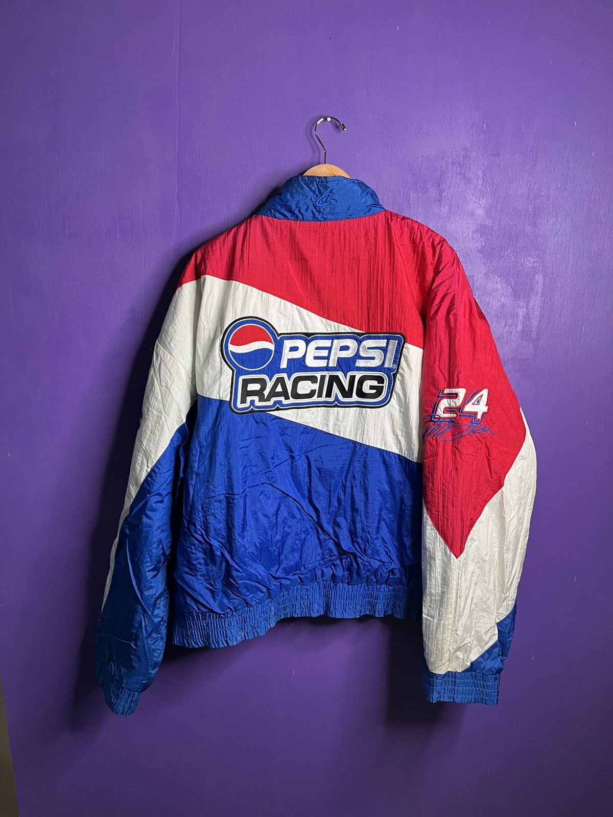 NASCAR × Vintage Vintage 90s NASCAR Pepsi racing puffer jacket Size US XXL / EU 58 / 5 - 2 Thumbnail