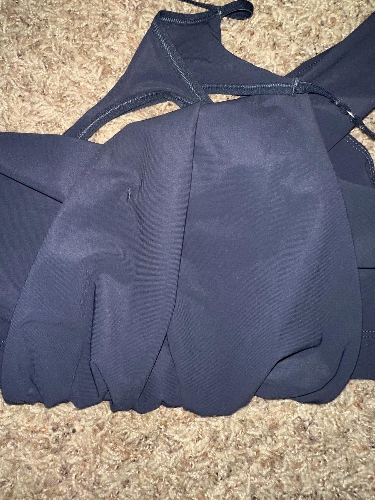 Nike Nike Women’s Jacquemus La Brassière Drapée Dark Obsidian Sport Bra Size ONE SIZE - 7 Thumbnail