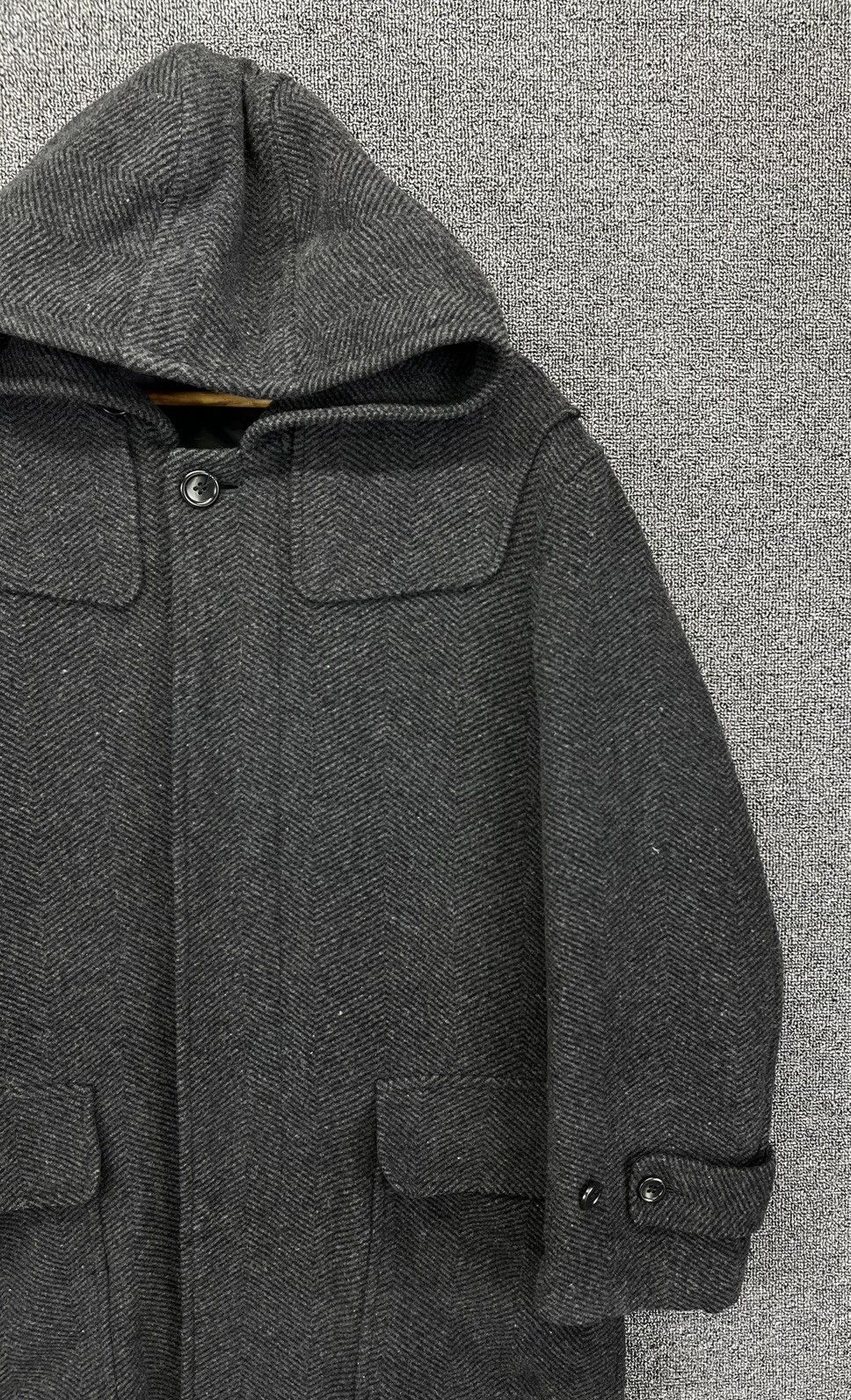 Alexander Julian Vintage Alexander Julian Luxury Hooded Wool Button Up Jacket Size US L / EU 52-54 / 3 - 3 Thumbnail