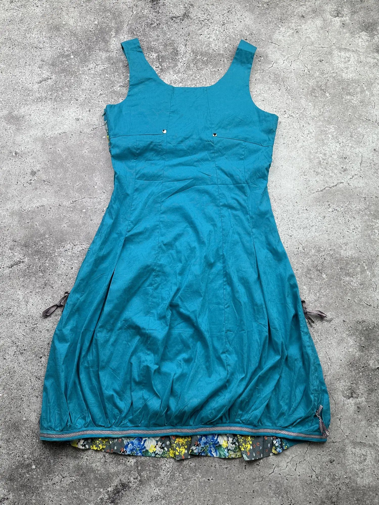 Japanese Brand Vintage Flare Dress C93(V426) Size XS / US 0-2 / IT 36-38 - 5 Thumbnail