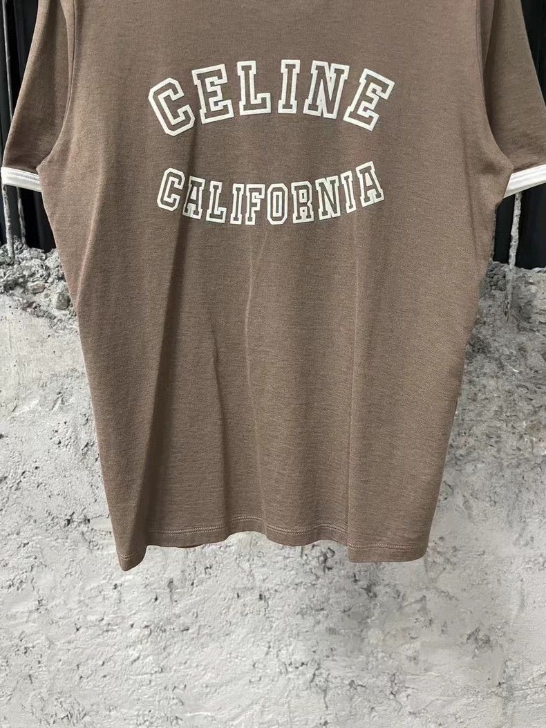 Celine Celine Short Sleeve TShirt in Brown Size US M / EU 48-50 / 2 - 4 Thumbnail