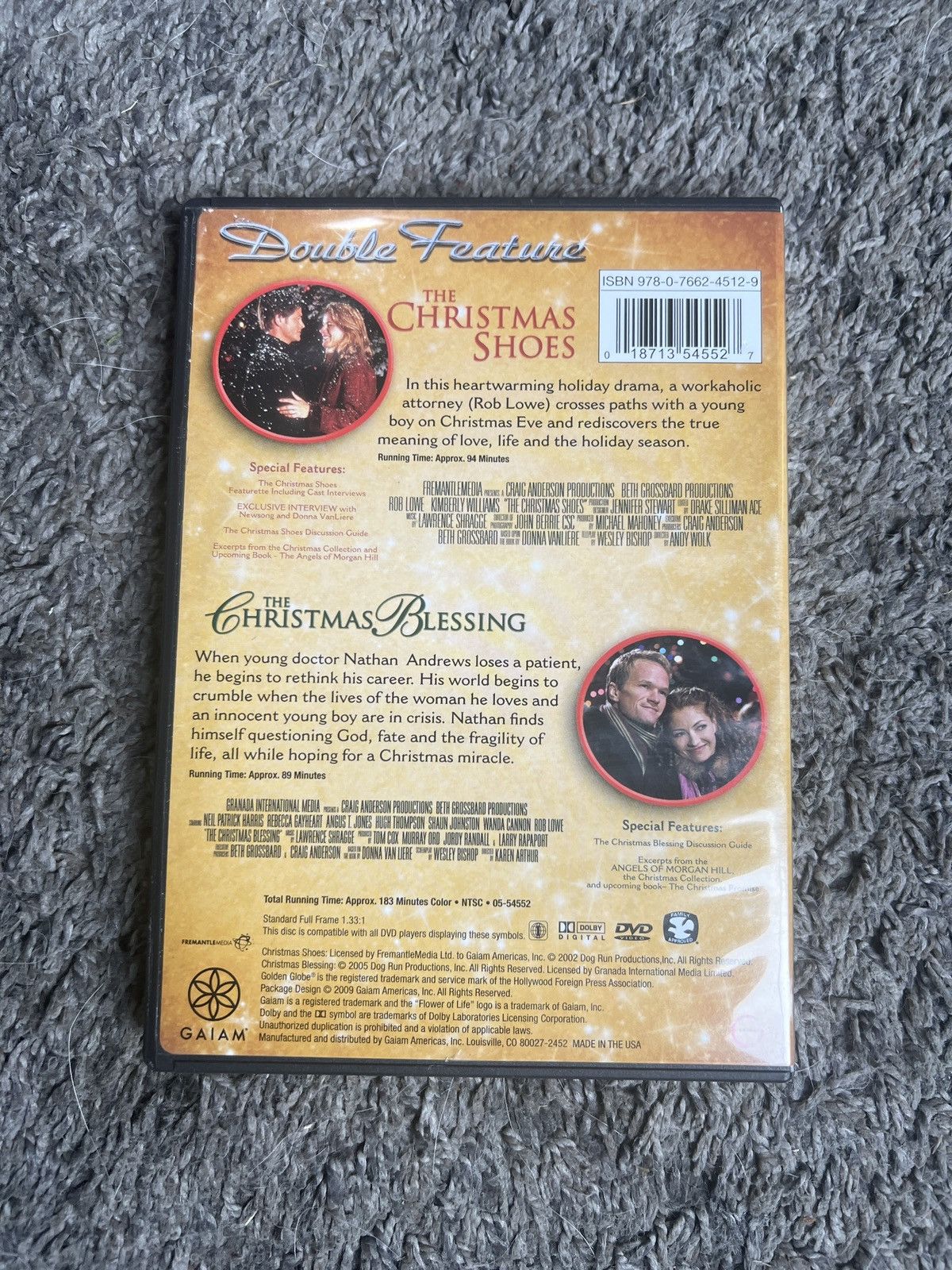Vintage The Christmas Shoes/The Christmas Blessing (DVD) Size ONE SIZE - 2 Thumbnail