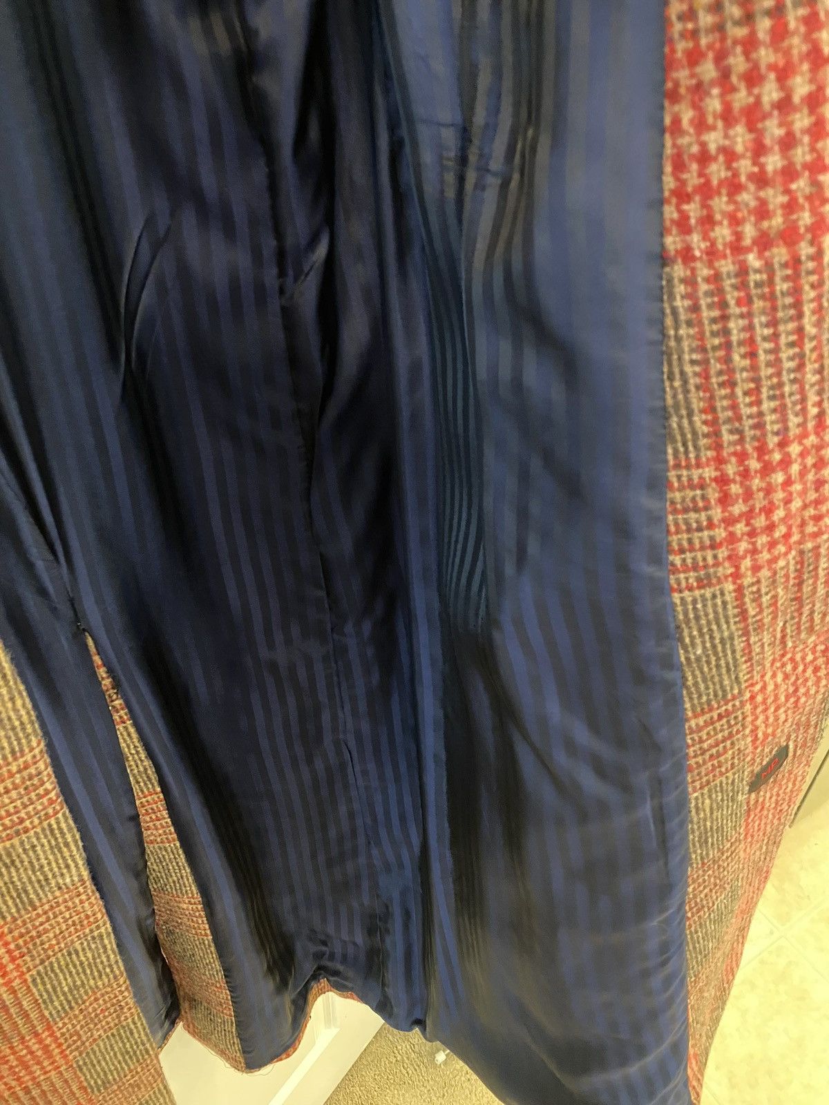 MP Massimo Piombo MP Massimo Piombo Checked Oversized Long Coat Italy Made Size US L / EU 52-54 / 3 - 10 Thumbnail