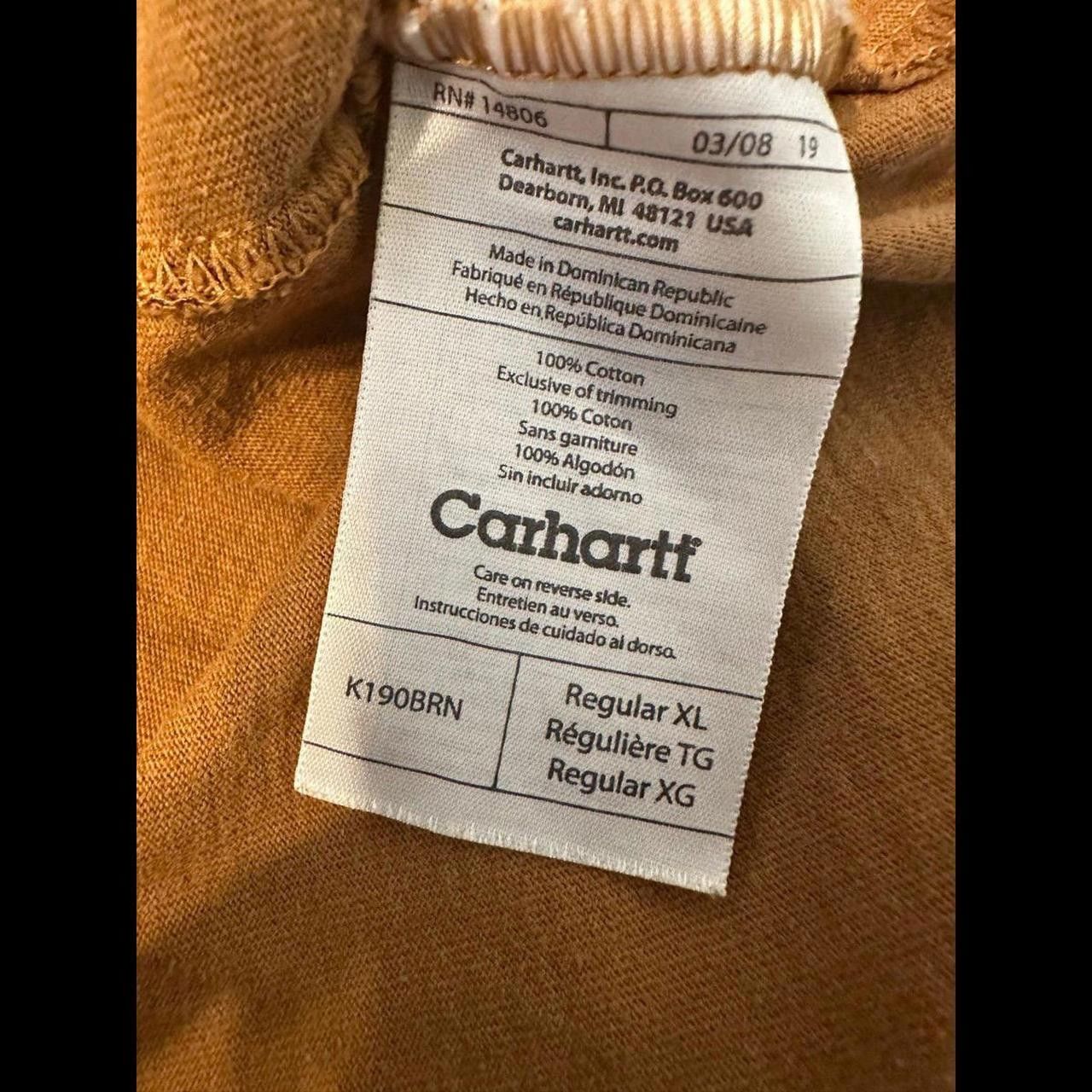 Carhartt Mens Vintage Carhartt Long Sleeve Size US XL / EU 56 / 4 - 3 Thumbnail