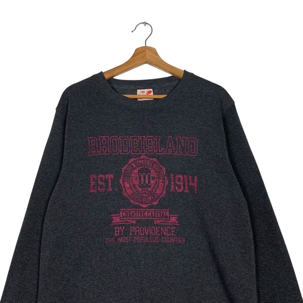 Japanese Brand Rhode Island Crewneck Sweatshirt Size US L / EU 52-54 / 3 - 2 Thumbnail