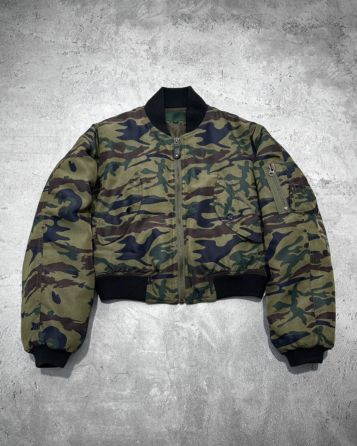 Jean Paul Gaultier Jean Paul Gaultier Heart Camo Bomber Jacket Size US XS / EU 42 / 0 - 1 Thumbnail