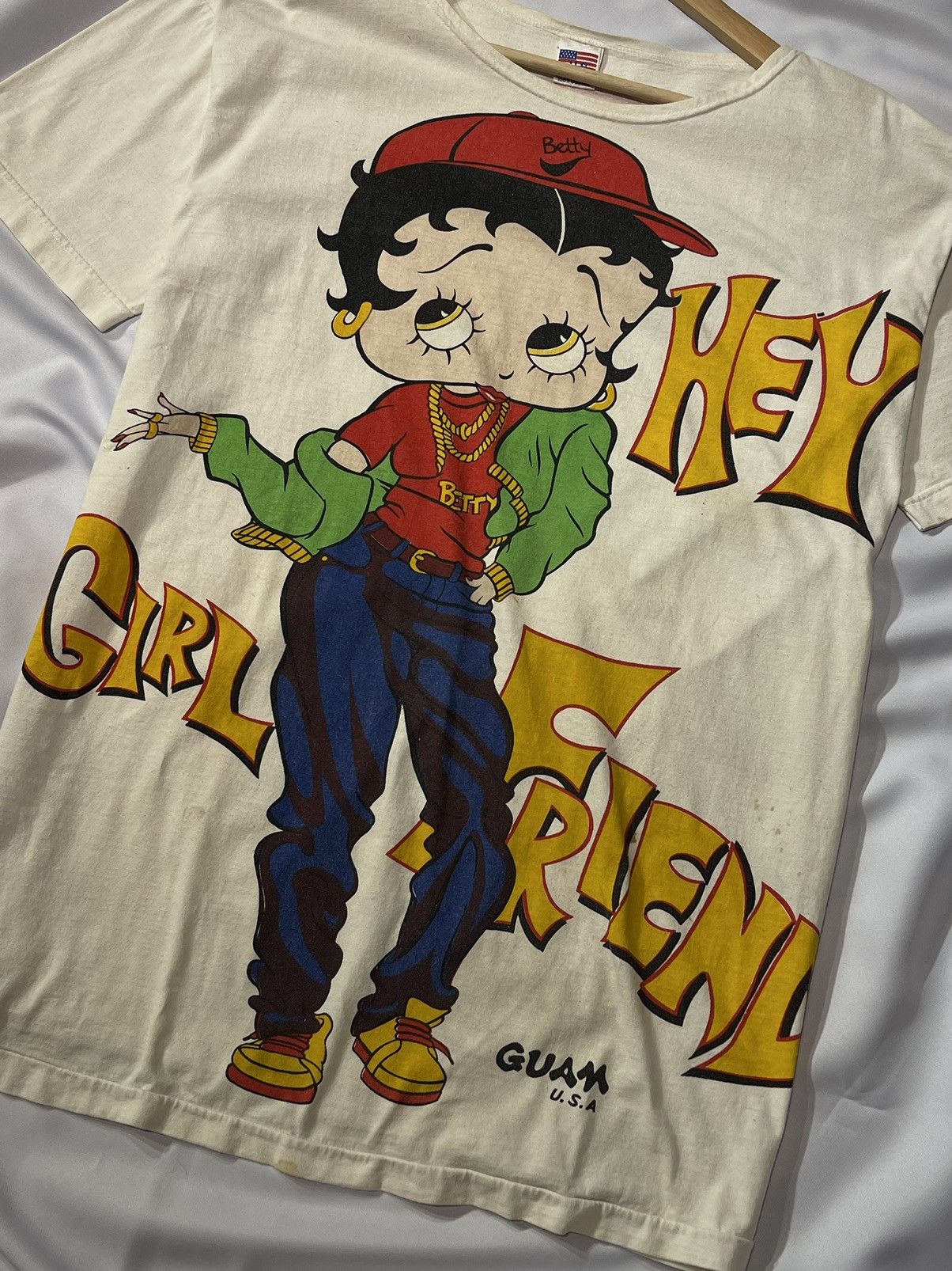 Vintage VINTAGE BETTY BOOP US TEE Size US XL / EU 56 / 4 - 2 Thumbnail