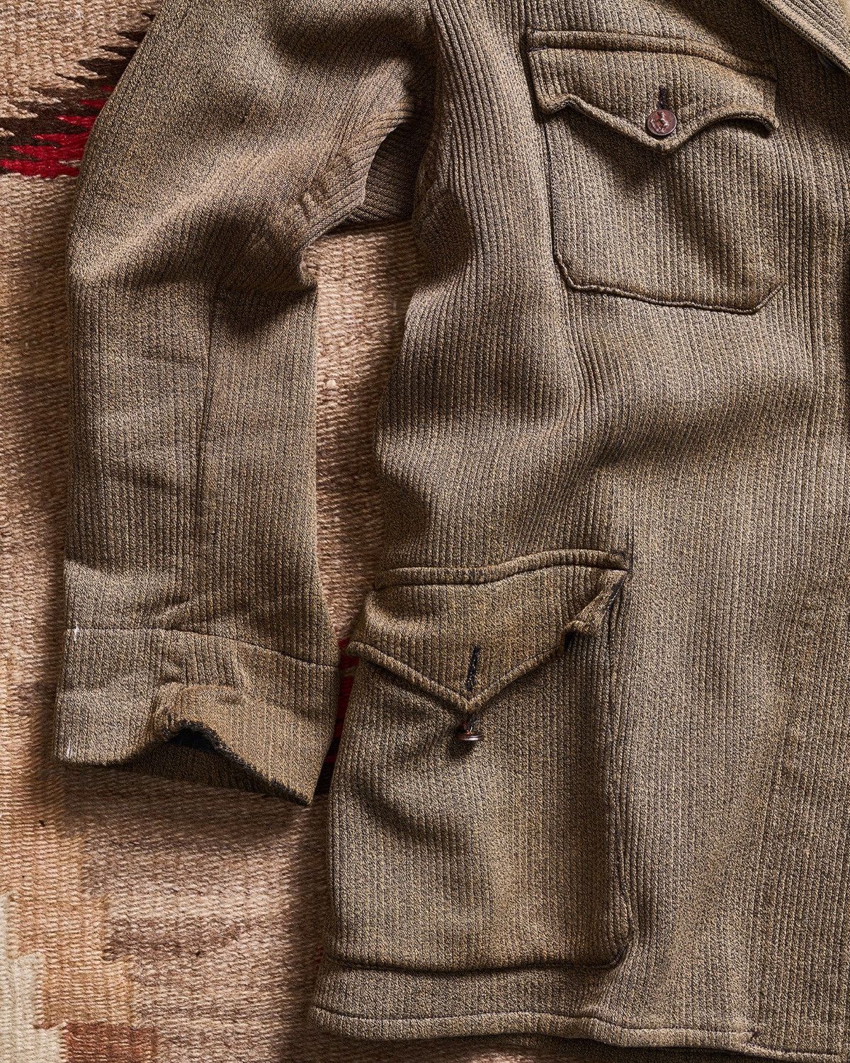 Other Doug Bihlmaier 1940s Vintage French Corded Hunting Jacket Size US L / EU 52-54 / 3 - 4 Thumbnail