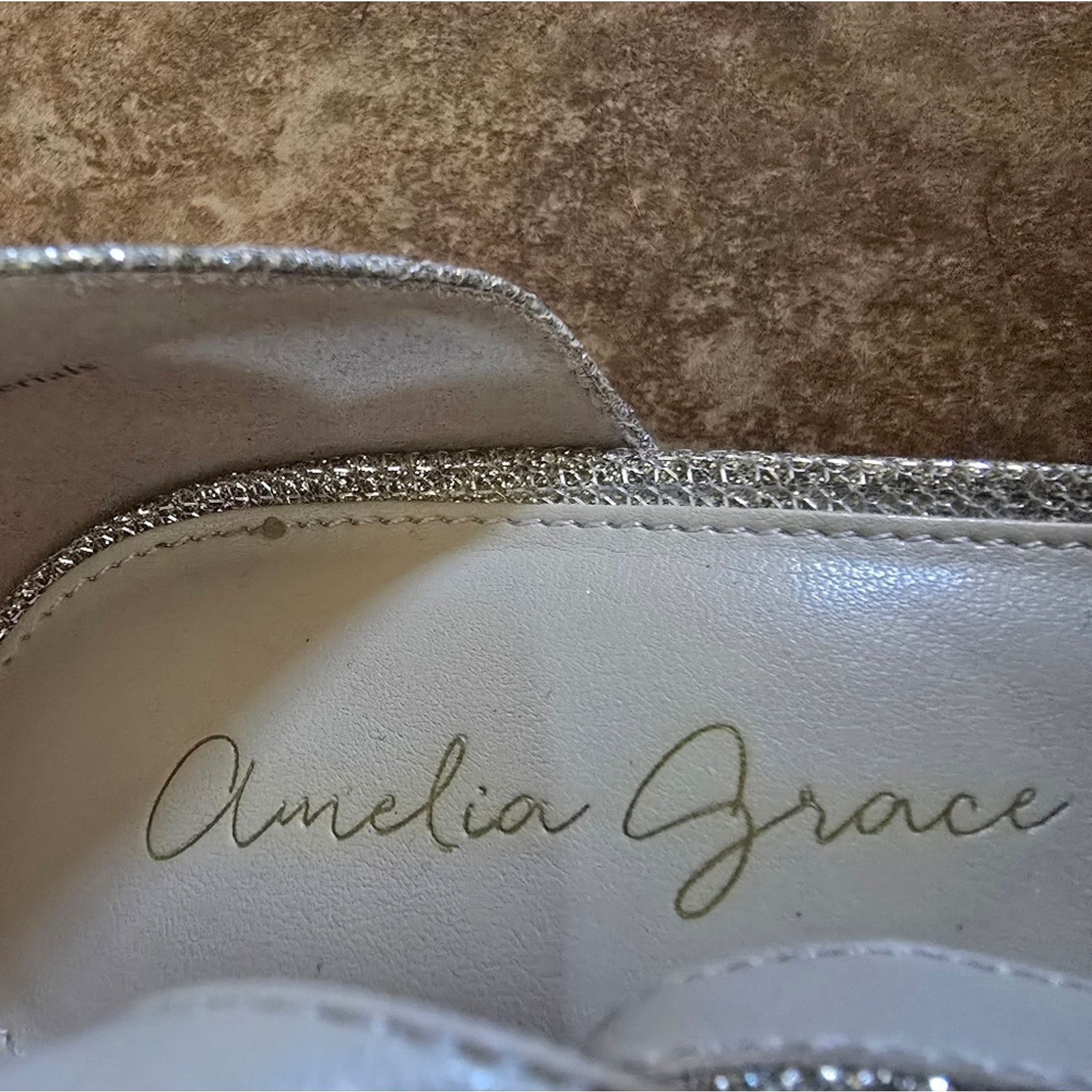 Other Gold | AMELIA GRACE | Calina Kitten Heels Size US 9 / IT 39 - 5 Thumbnail