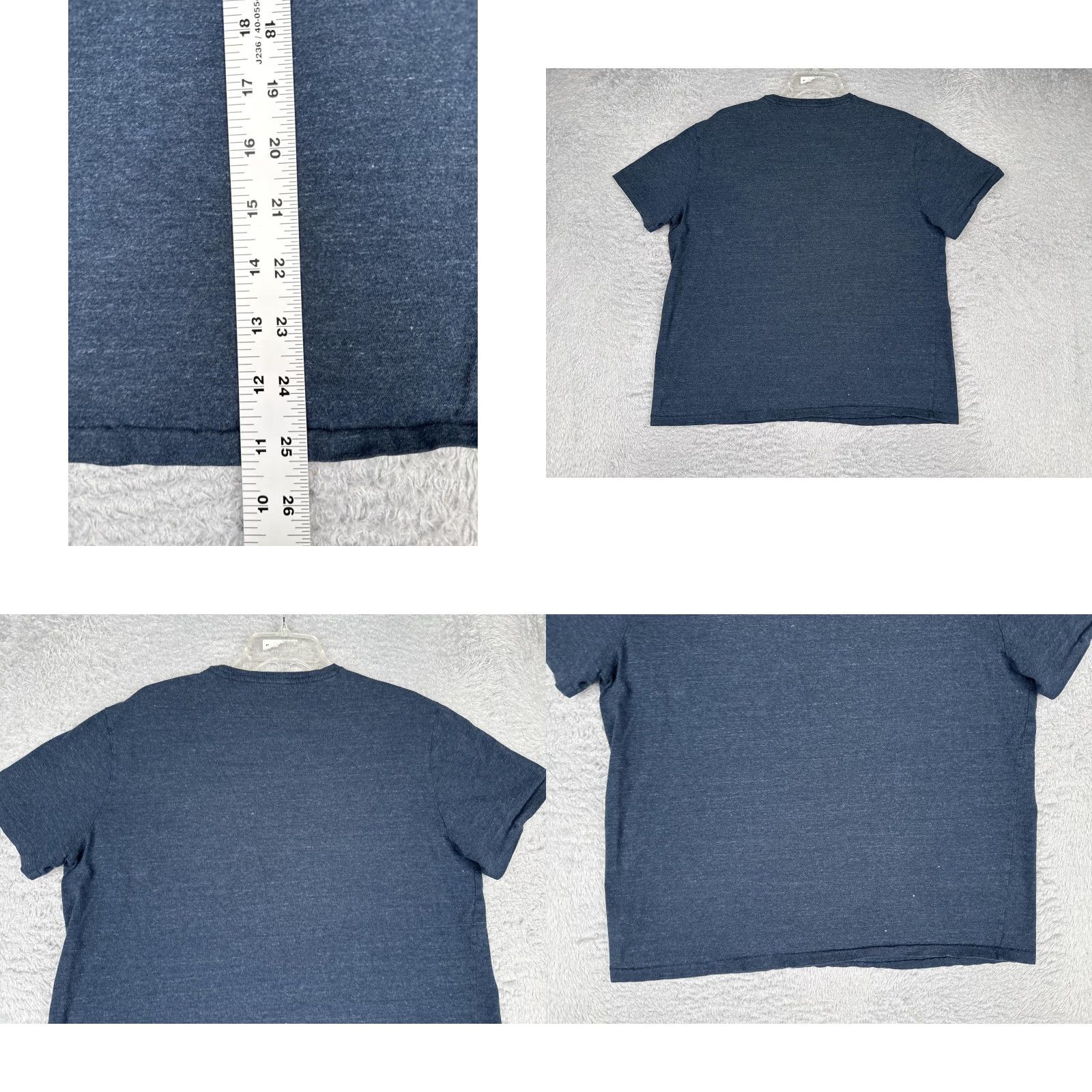 Polo Ralph Lauren Polo Ralph Lauren Shirt Mens Large Blue Crew Neck Short Sleeve Cotton Tagless Logo Tee Size US L / EU 52-54 / 3 - 9 Thumbnail
