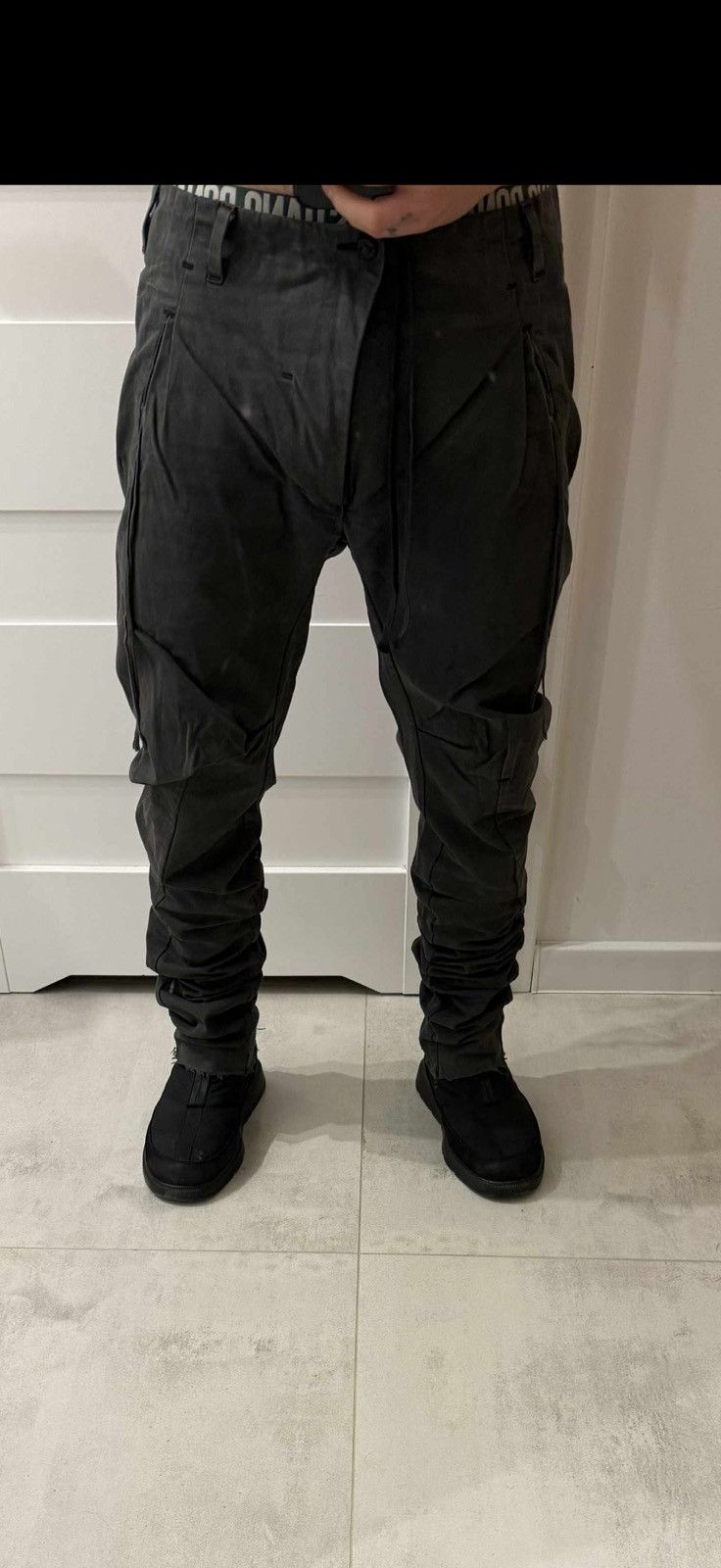 Boris Bidjan Saberi Boris Bidjan Saberi rare multilaced silver tab pants Size US 36 / EU 52 - 17 Thumbnail