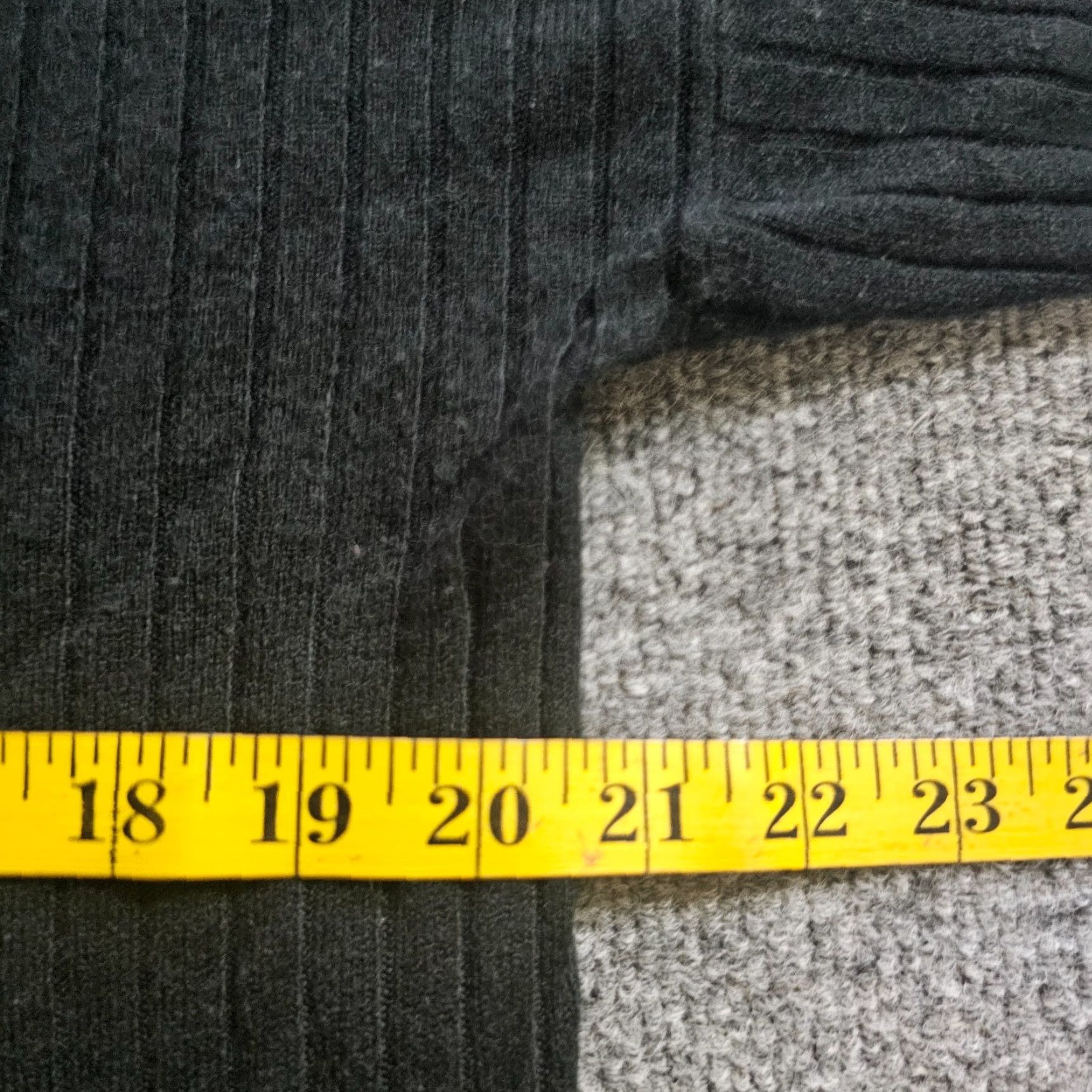 Express VINTAGE Express Tricot Sweater Top Womens Large Black Ribbed Knit Neutral Casual Size L / US 10 / IT 46 - 5 Thumbnail