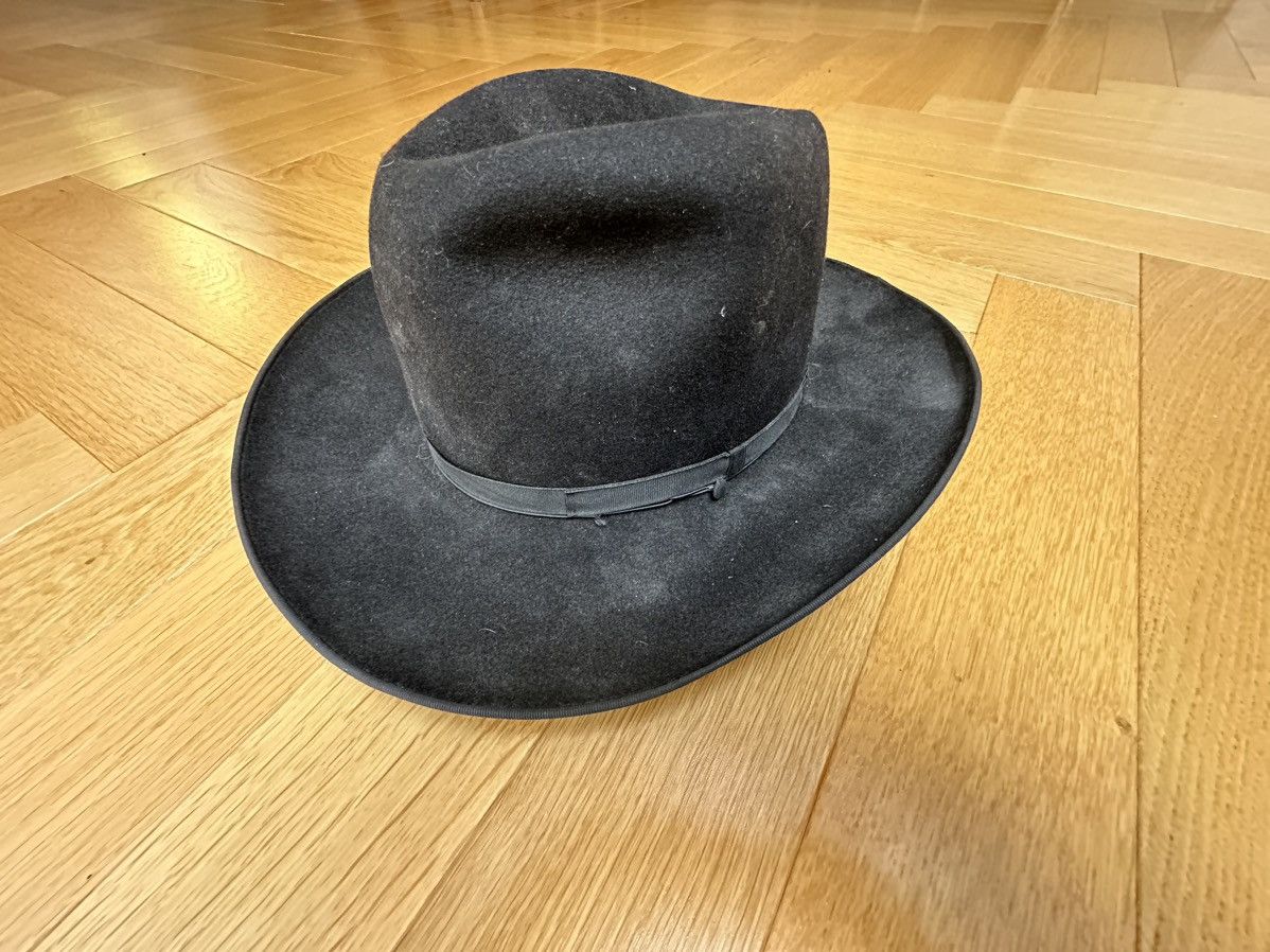 Borsalino Vintage Borsalino Fedora Felt Fur hat Size ONE SIZE - 6 Thumbnail