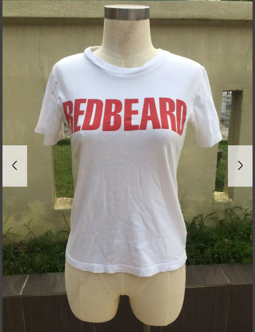 image of Undercover Summer/spring 2000 Redbeard Tee in White, Women's (Size Small)