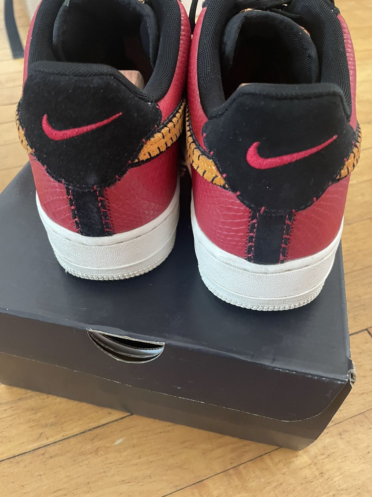 Nike Nike Air Force 1 Low Premium 2019 Chinese New Year Sneakers Size US 10.5 / EU 43-44 - 5 Thumbnail