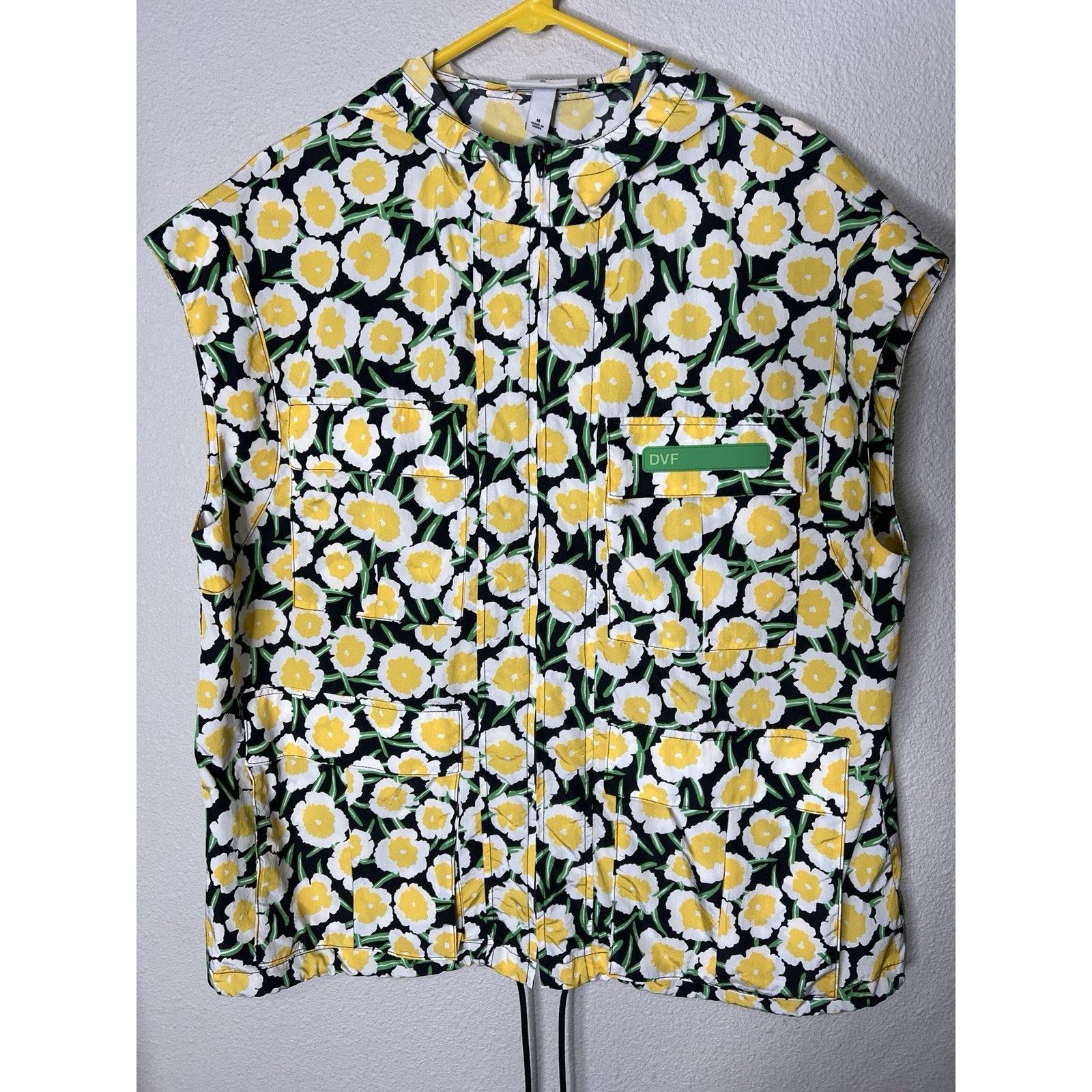 Diane von Furstenberg Diane Von Furstenberg x Target Size M Yellow Poppy vest Size M / US 6-8 / IT 42-44 - 3 Thumbnail