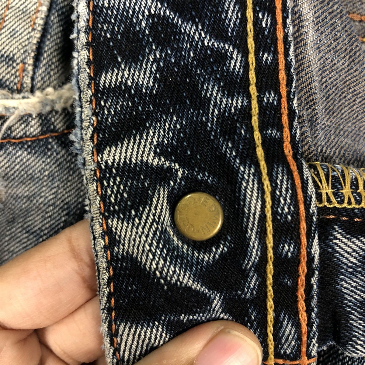 Hysteric Glamour 🔥Vintage Denim Jeans Red Line Edwin Japan Made Size US 32 / EU 48 - 18 Thumbnail