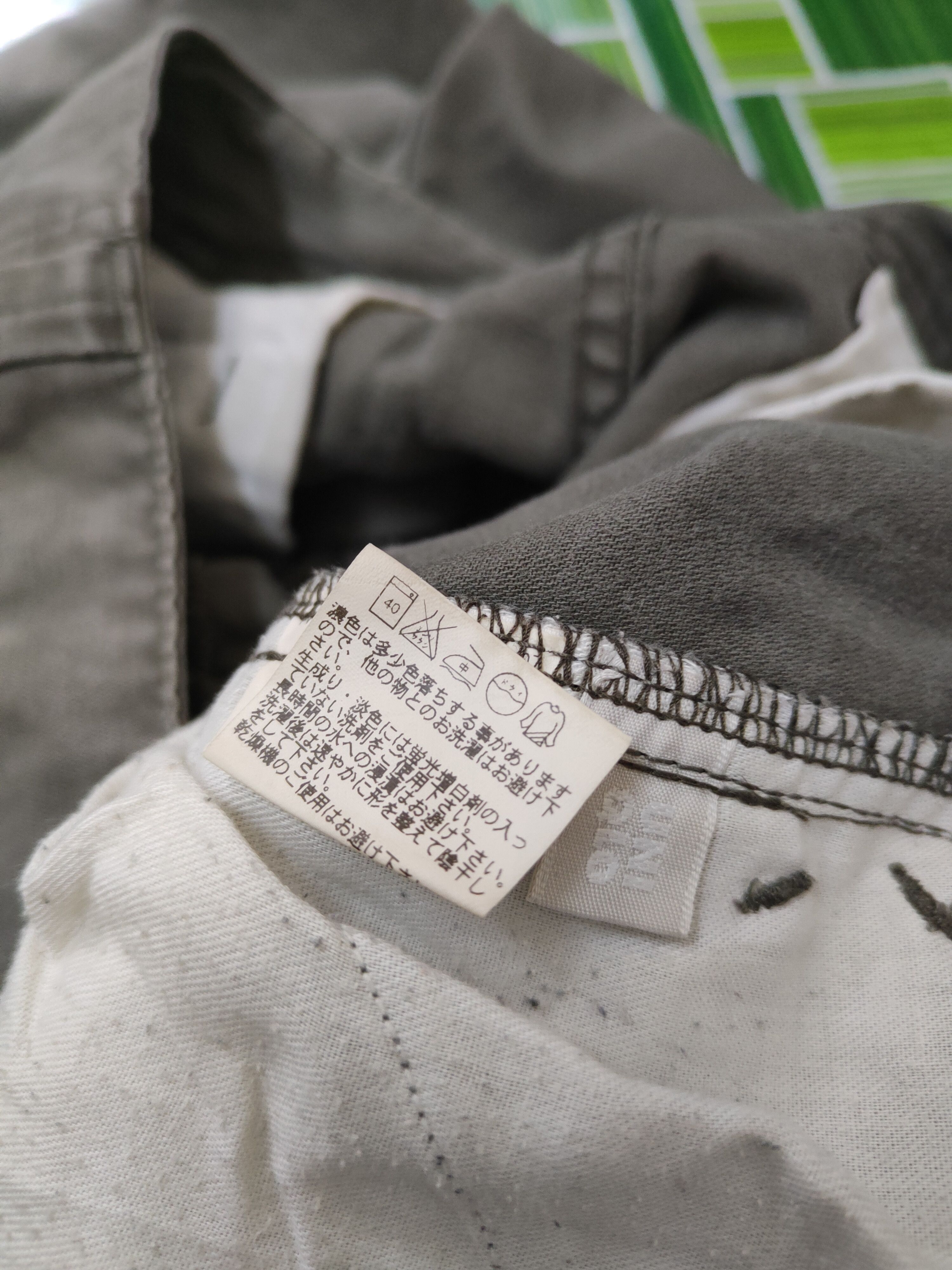 Japanese Brand Uniqlo Green Faded Multipocket Tactical Cargo Pants #W2096 Size US 35 - 13 Thumbnail