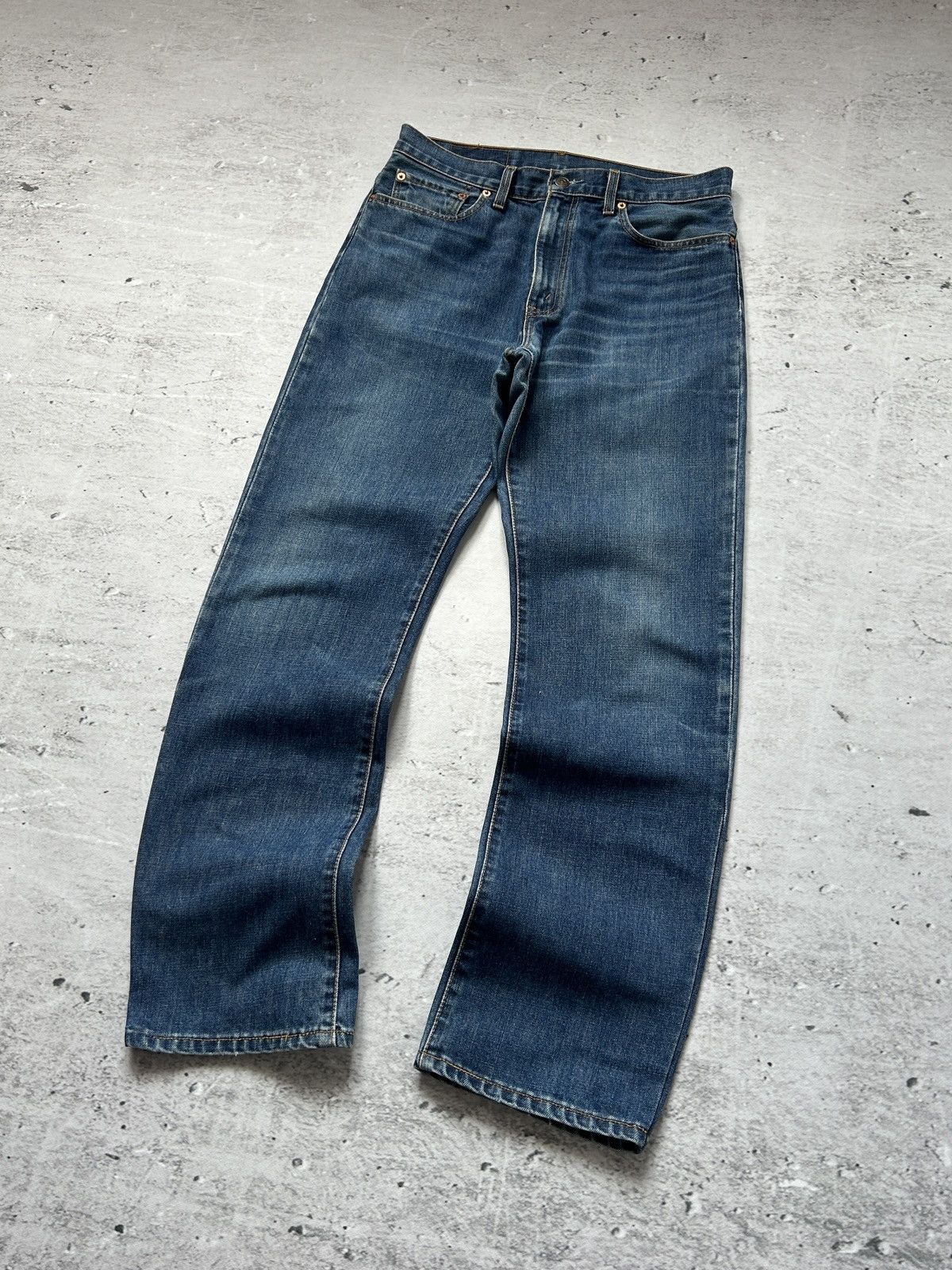 Levi's Vintage Clothing 💥Vintage Levis Washed Blue Wide Bootcut Denim Jeans 90s💥 Size US 33 - 6 Thumbnail