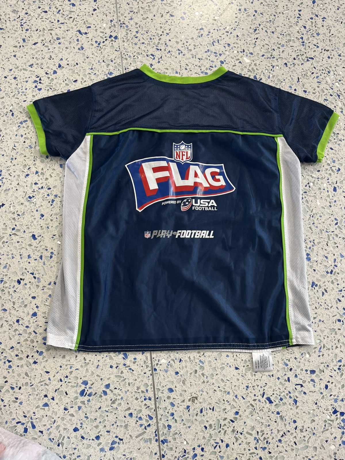 NFL Seattle Seahawks Youth NFL Flag Football Reversible Jersey Size US XL / EU 56 / 4 - 2 Thumbnail