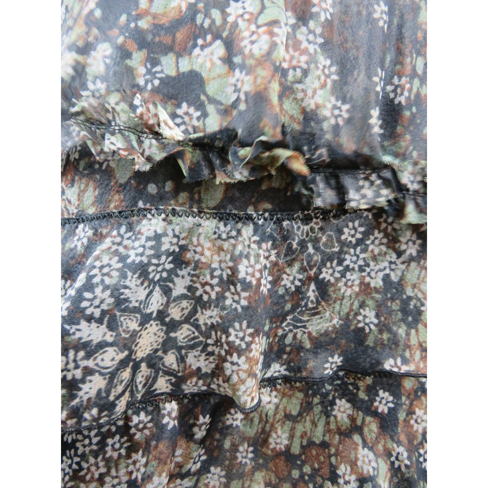 Dolce & Gabbana DOLCE GABBANA FLORAL SILK LEATHER SHORT SLEEVELESS DRESS 38 Size XS / US 0-2 / IT 36-38 - 10 Thumbnail