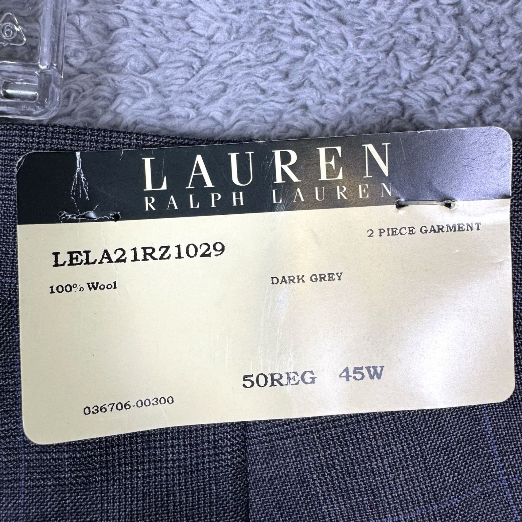 Ralph Lauren Lauren Ralph Lauren Mens Pants 45x36 Unhemmed Wool Dress Slacks Windowpane Size US 44 / EU 60 - 7 Thumbnail
