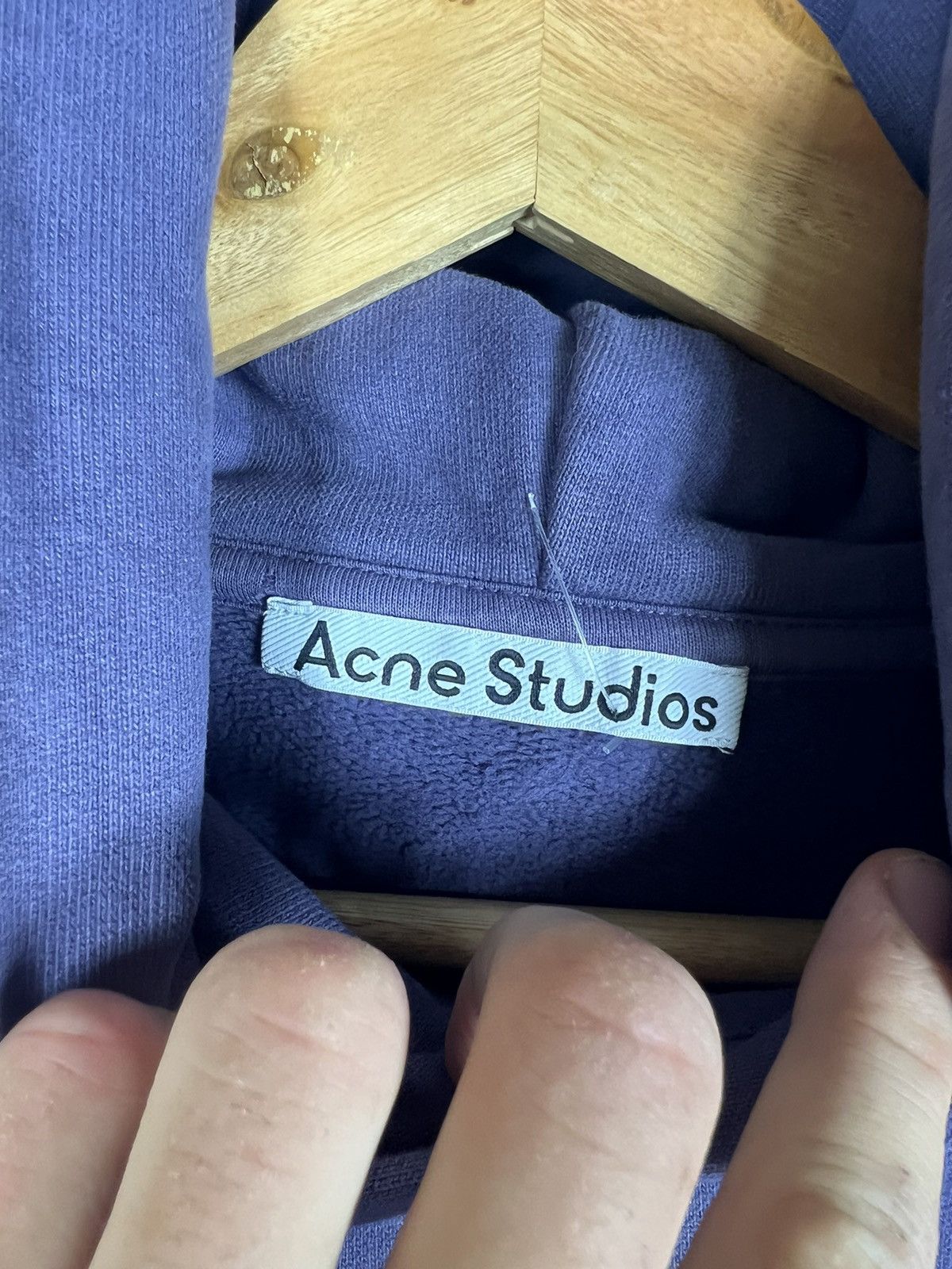 Acne Studios Acne Studios Logo Hooded Sweatshirt Oversized Size US XS / EU 42 / 0 - 7 Thumbnail