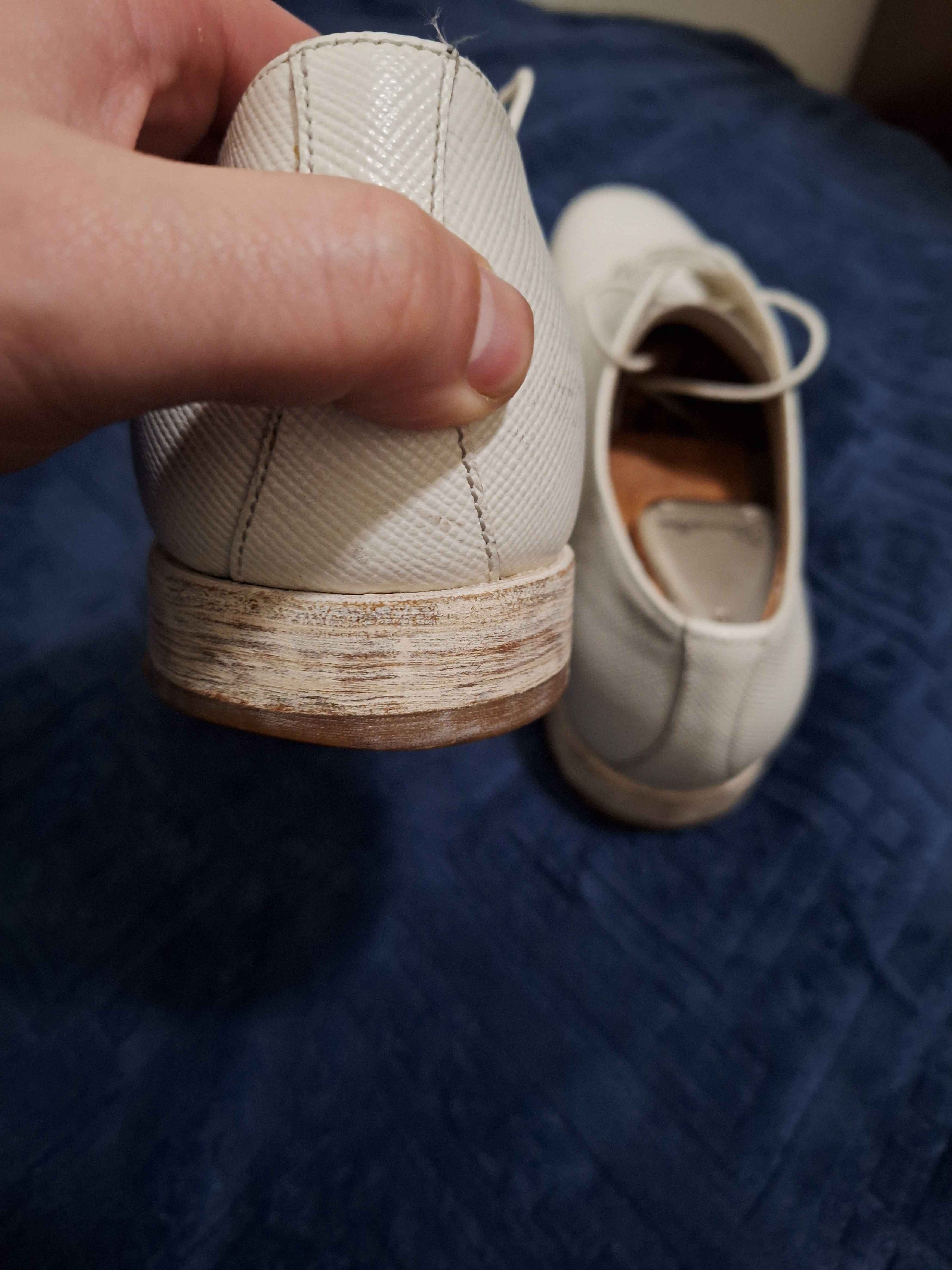 Prada Prada ivory derby shoes Size US 10 / EU 43 - 7 Thumbnail