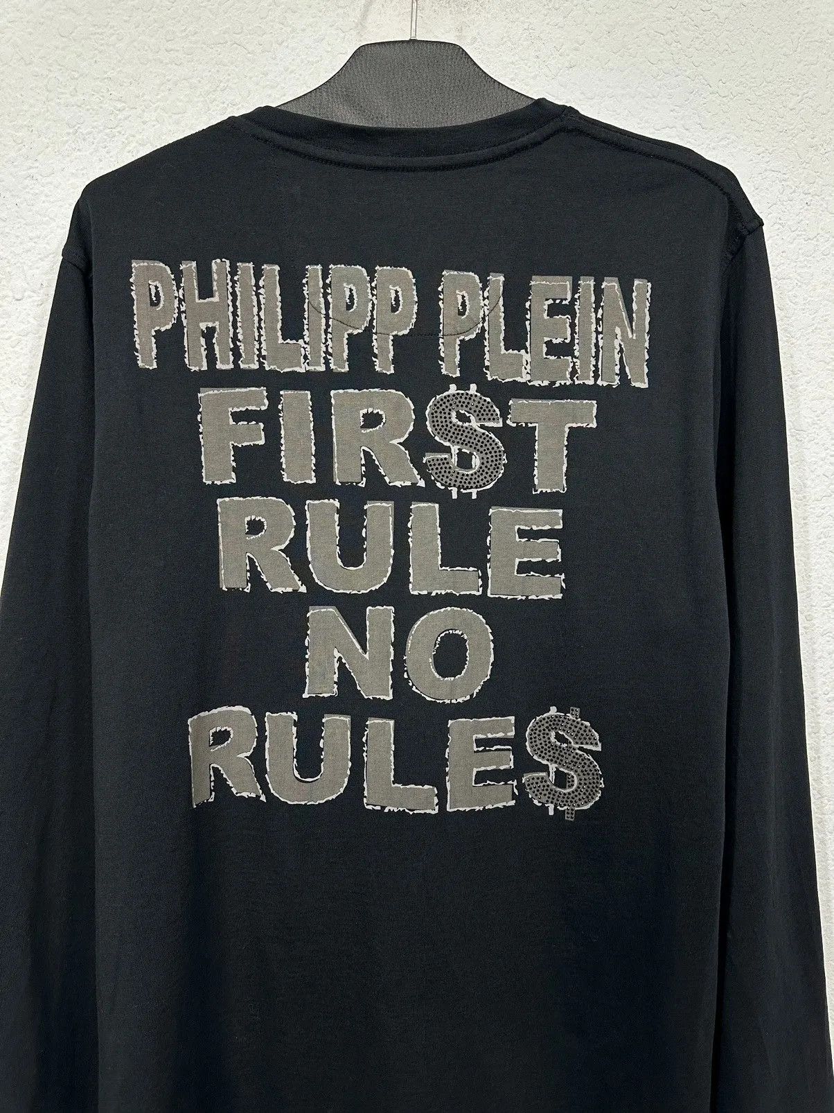 Vintage Phillipp Plein Long Sleeve Vintage Capitalist Money Skull Size US M / EU 48-50 / 2 - 9 Thumbnail