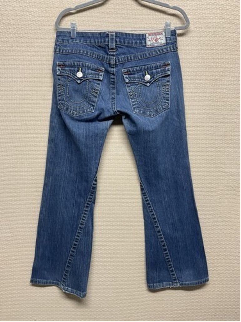 True Religion True Religion Joey Big T Flare Denim Jeans Women 31 Size 31" - 10 Thumbnail