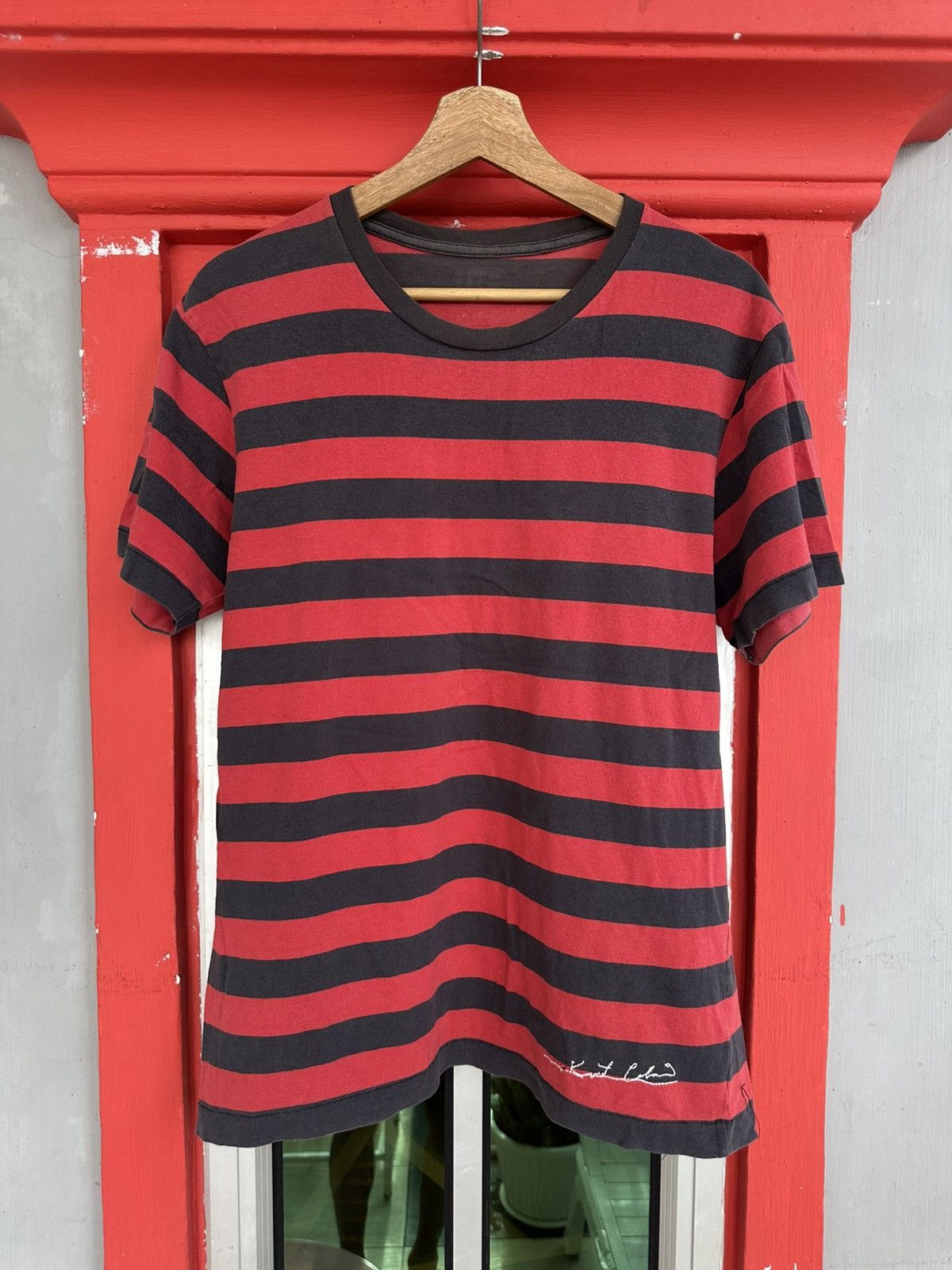 Nirvana Kurt Cobain Nirvana Grunge Stripe Tee Size US L / EU 52-54 / 3 - 2 Thumbnail