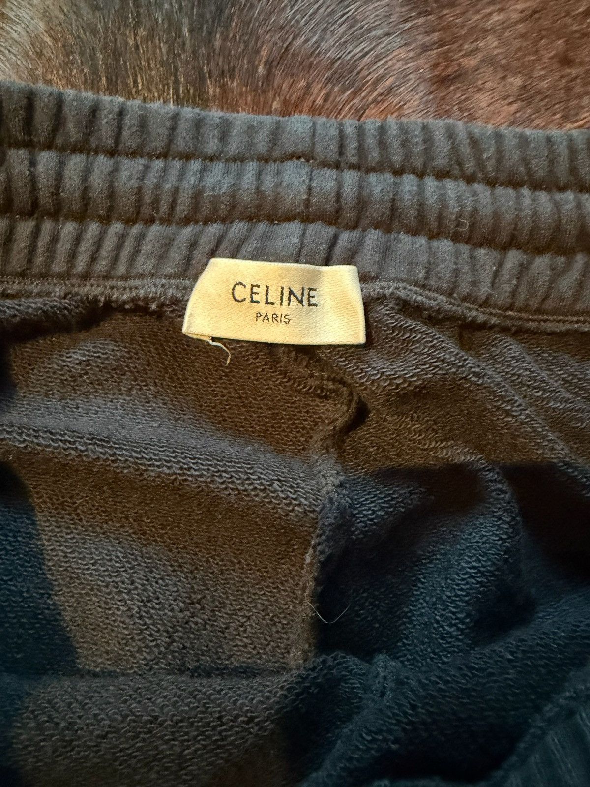 Celine Logo sweatpants Size US 31 - 3 Thumbnail