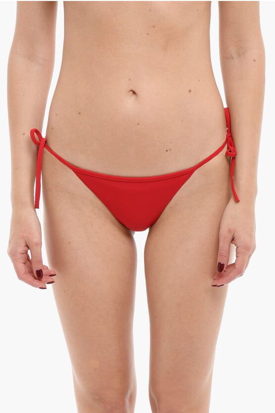 Dsquared2 og1mm0624 Size: 44 / Icon Solid Bikini Bottom in Red Size ONE SIZE - 1 Thumbnail